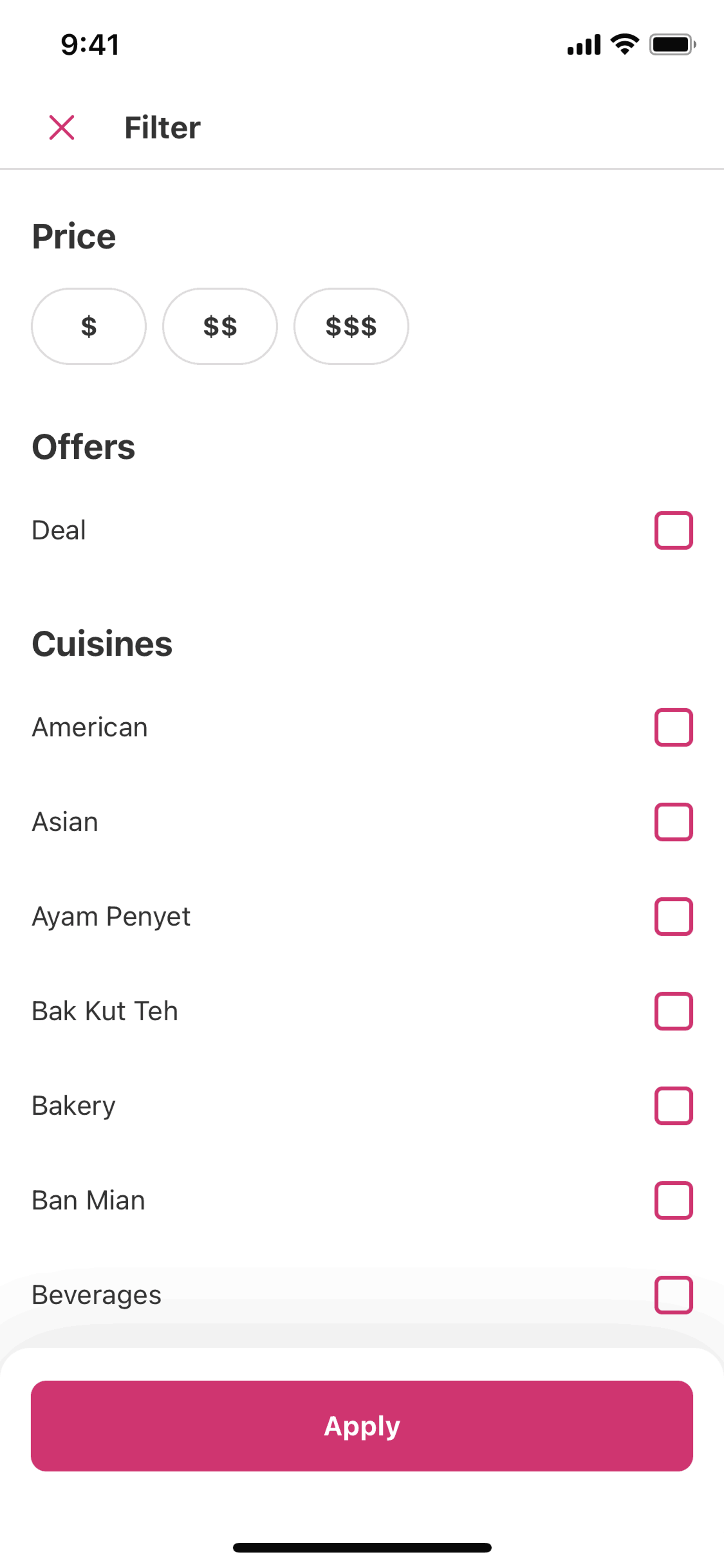foodpanda iOS Food & Drink interface screenshot 13