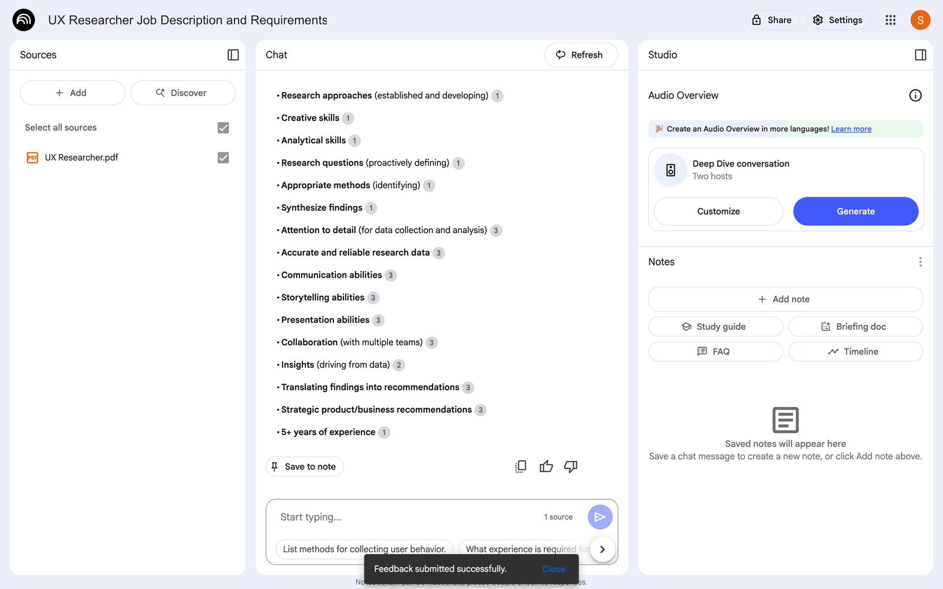 NotebookLM Web AI interface screenshot 7