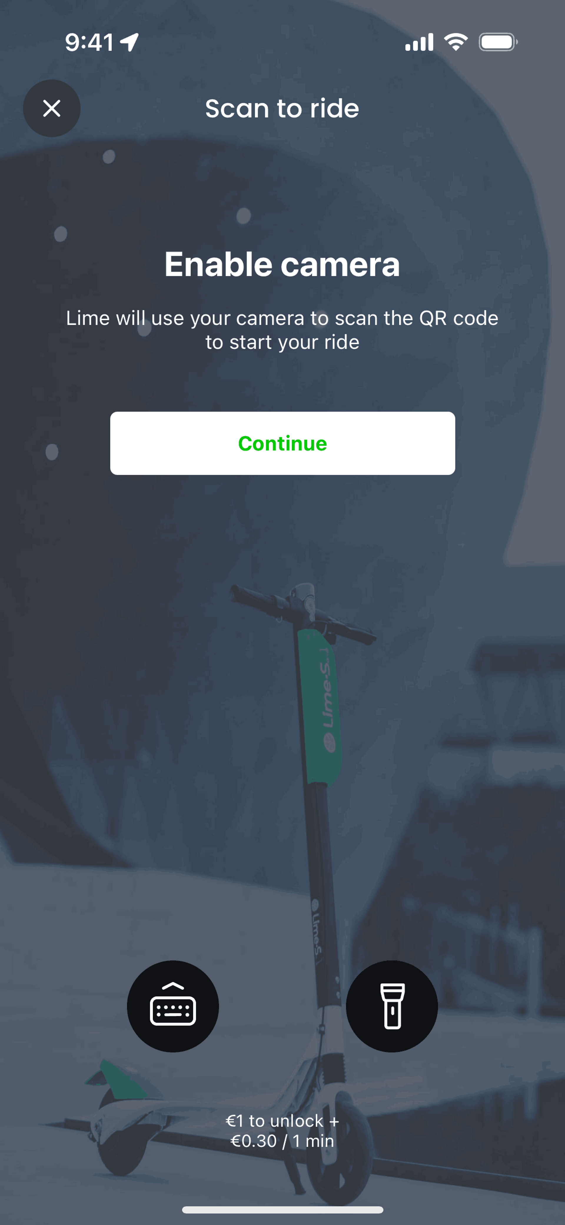 Lime iOS Travel & Transportation interface screenshot 16