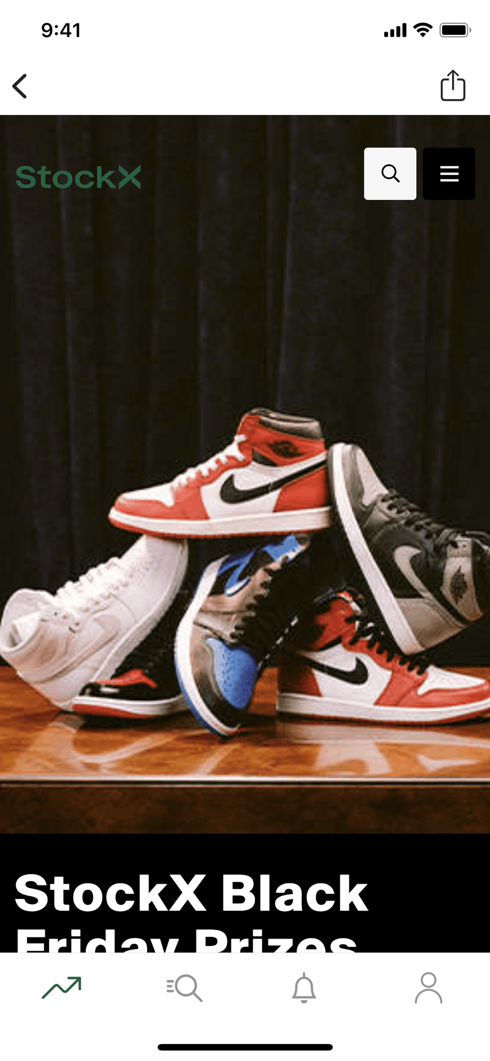 Learn more about a featured collection on StockX (ios) screen 2