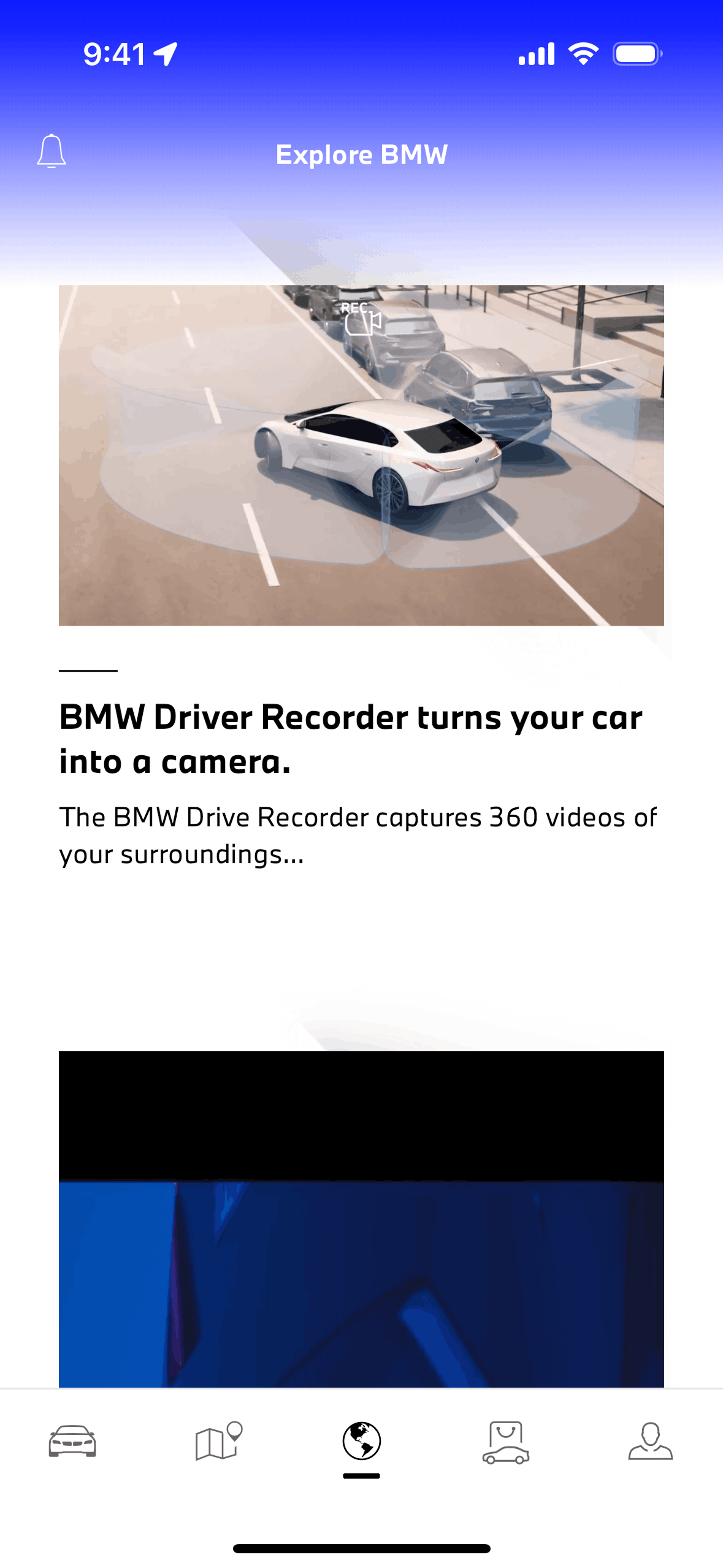My BMW iOS Travel & Transportation interface screenshot 22