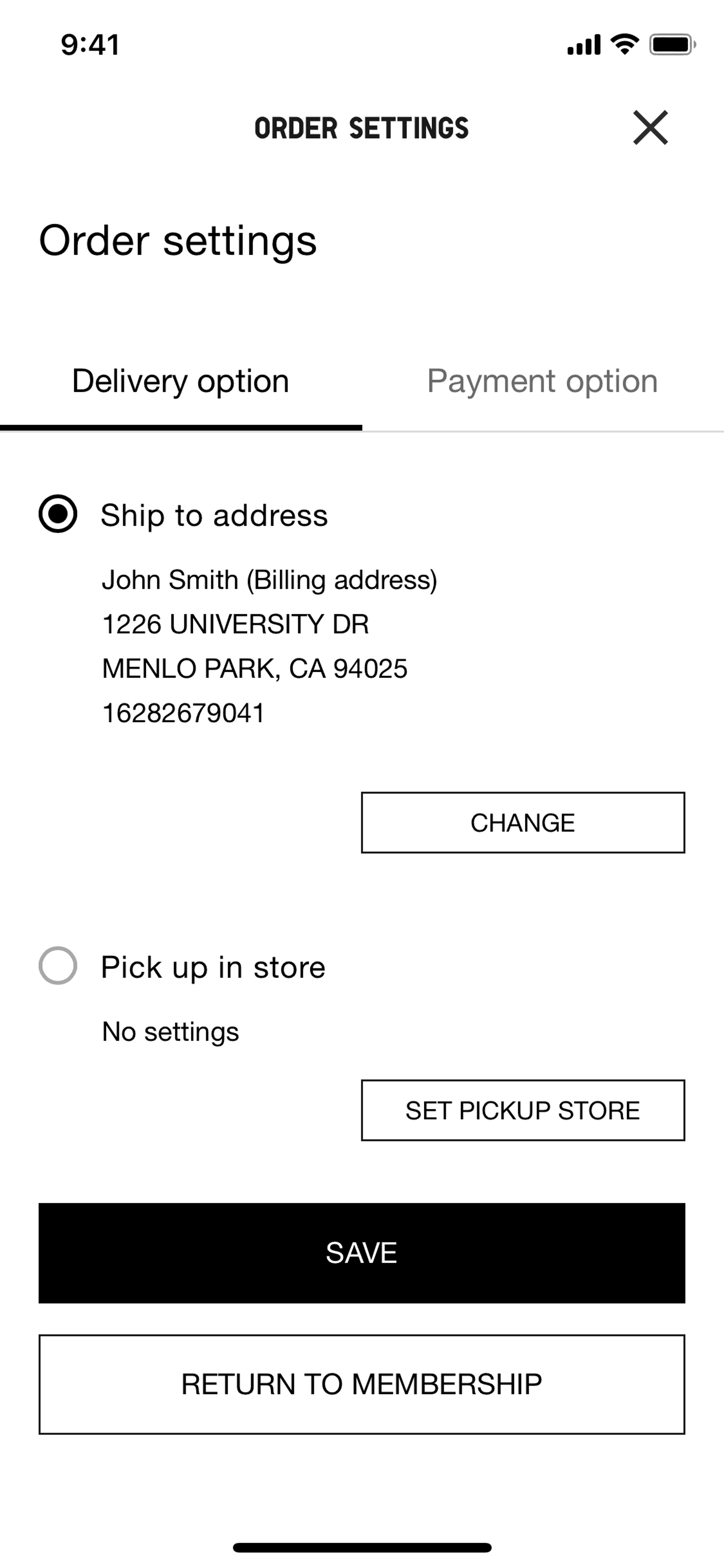 UNIQLO iOS Shopping interface screenshot 23