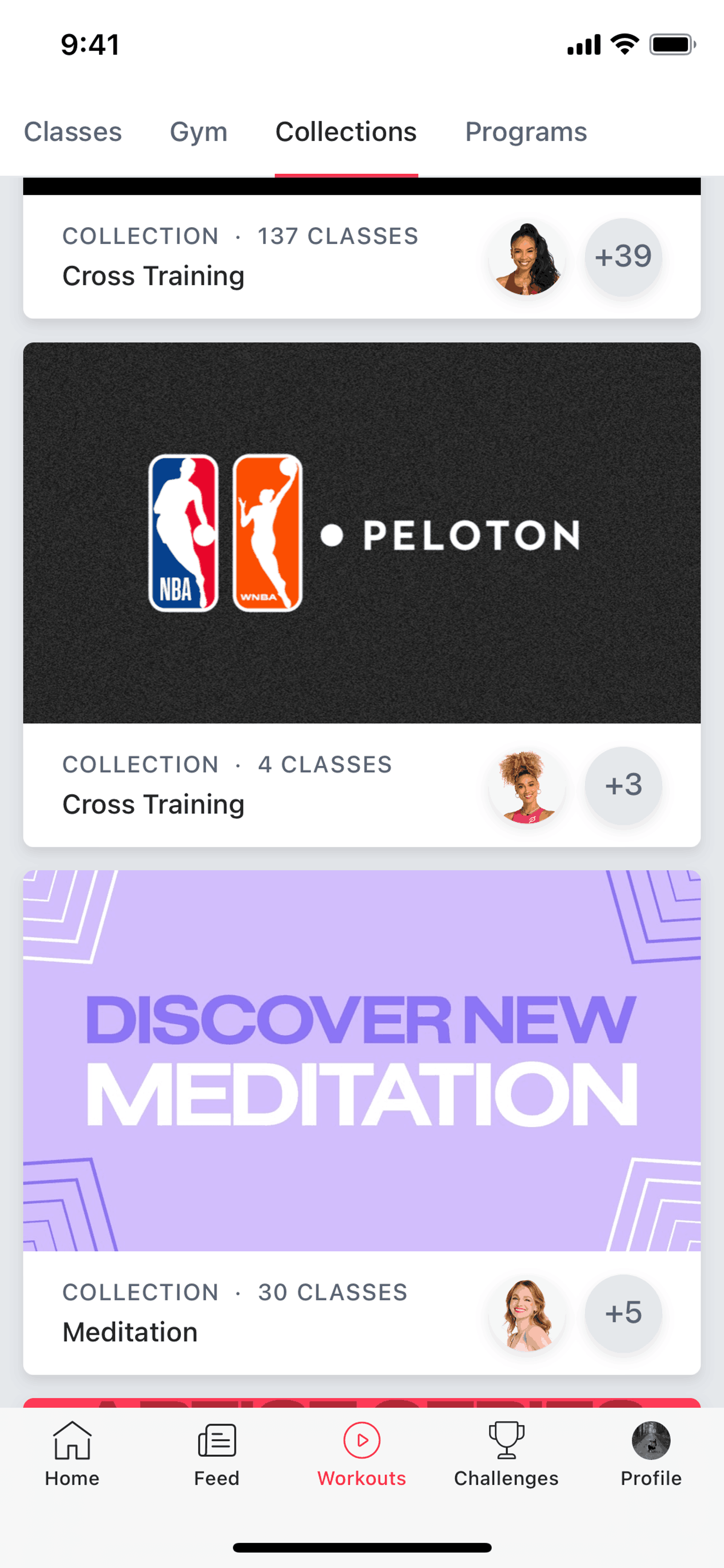 Peloton iOS Health & Fitness interface screenshot 12