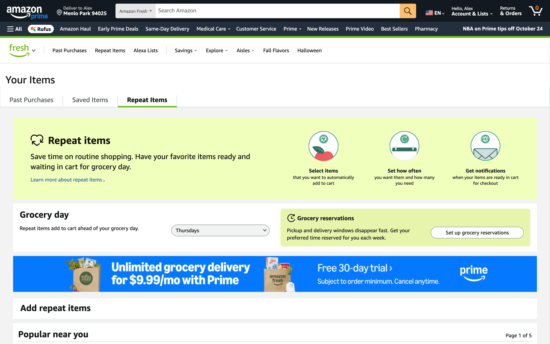 Amazon Web Shopping interface screenshot 18