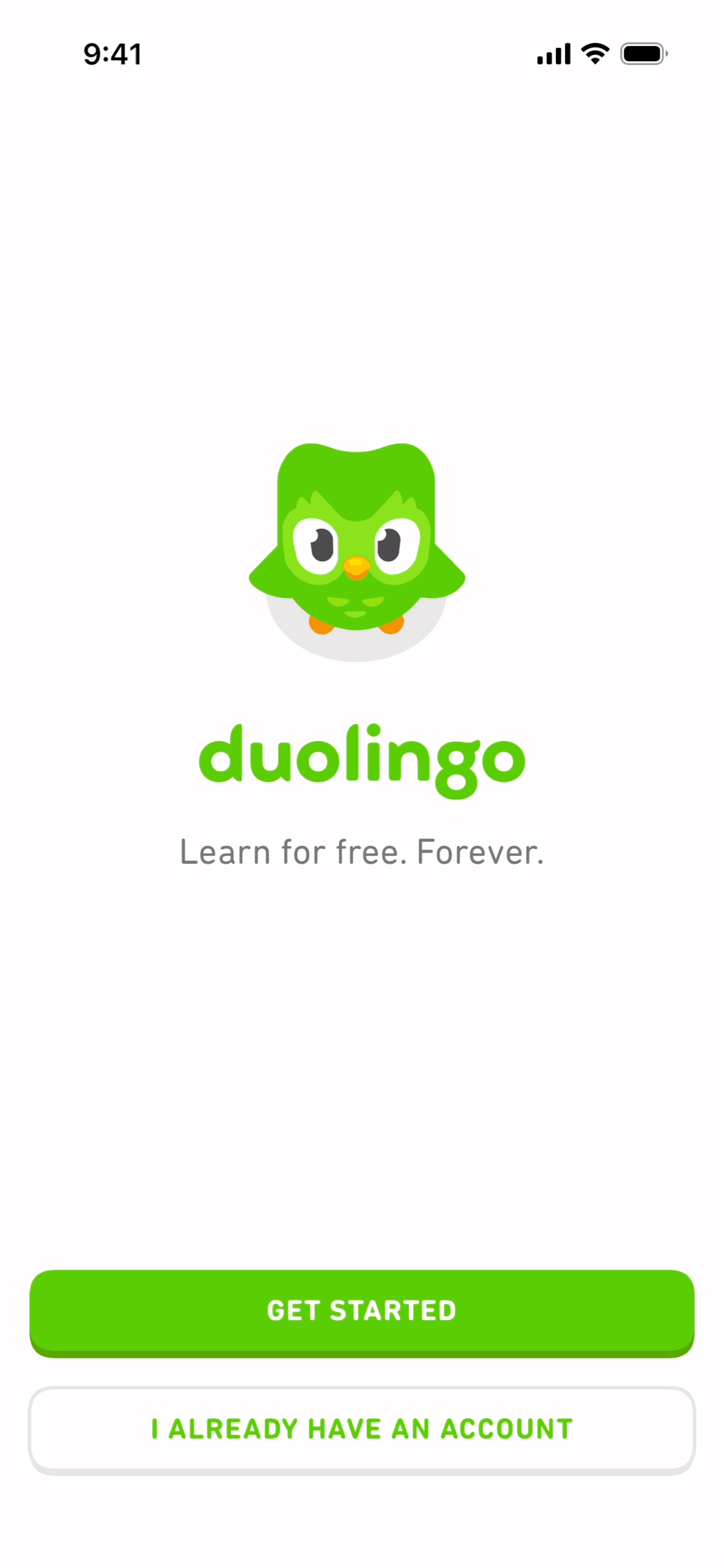 Duolingo iOS Education interface screenshot 2