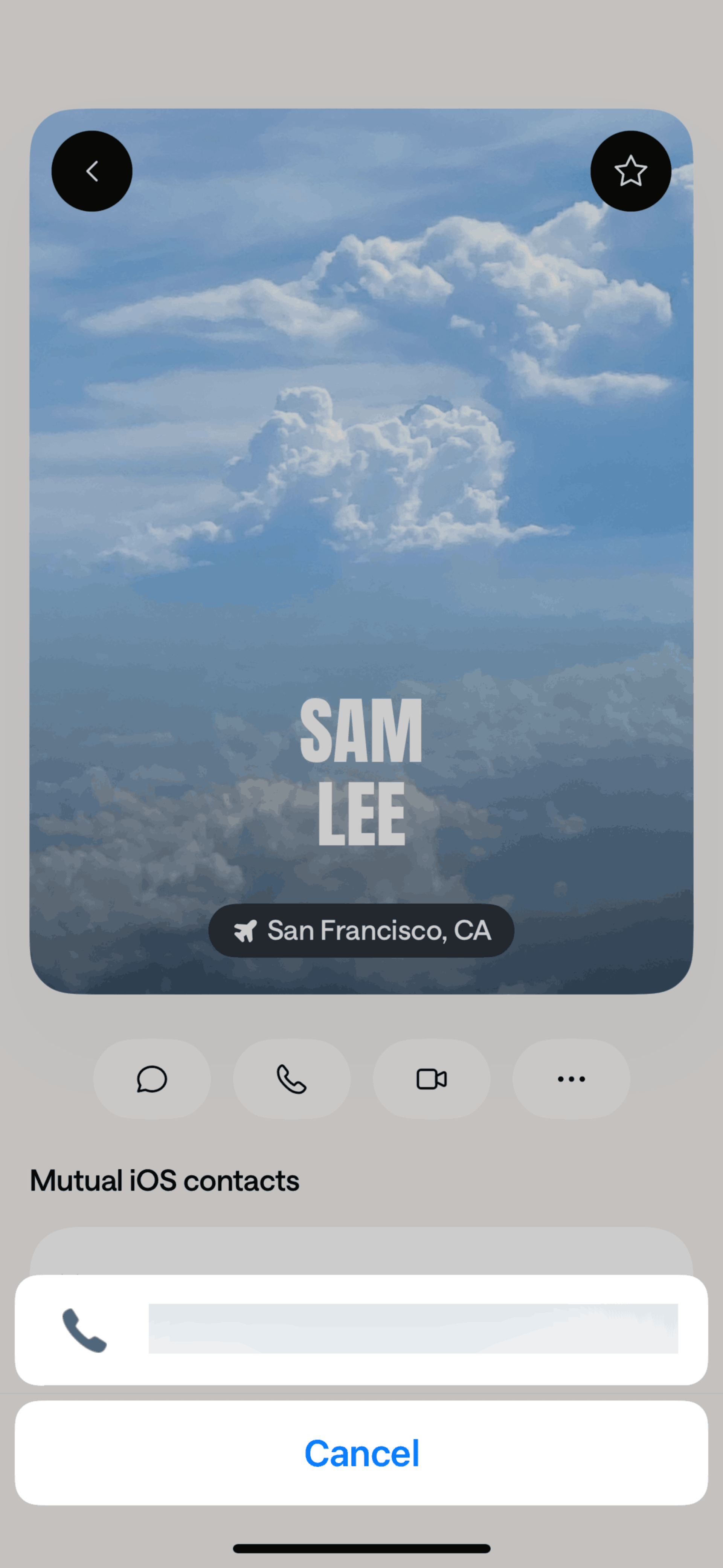 Mozi iOS Social Networking interface screenshot 18