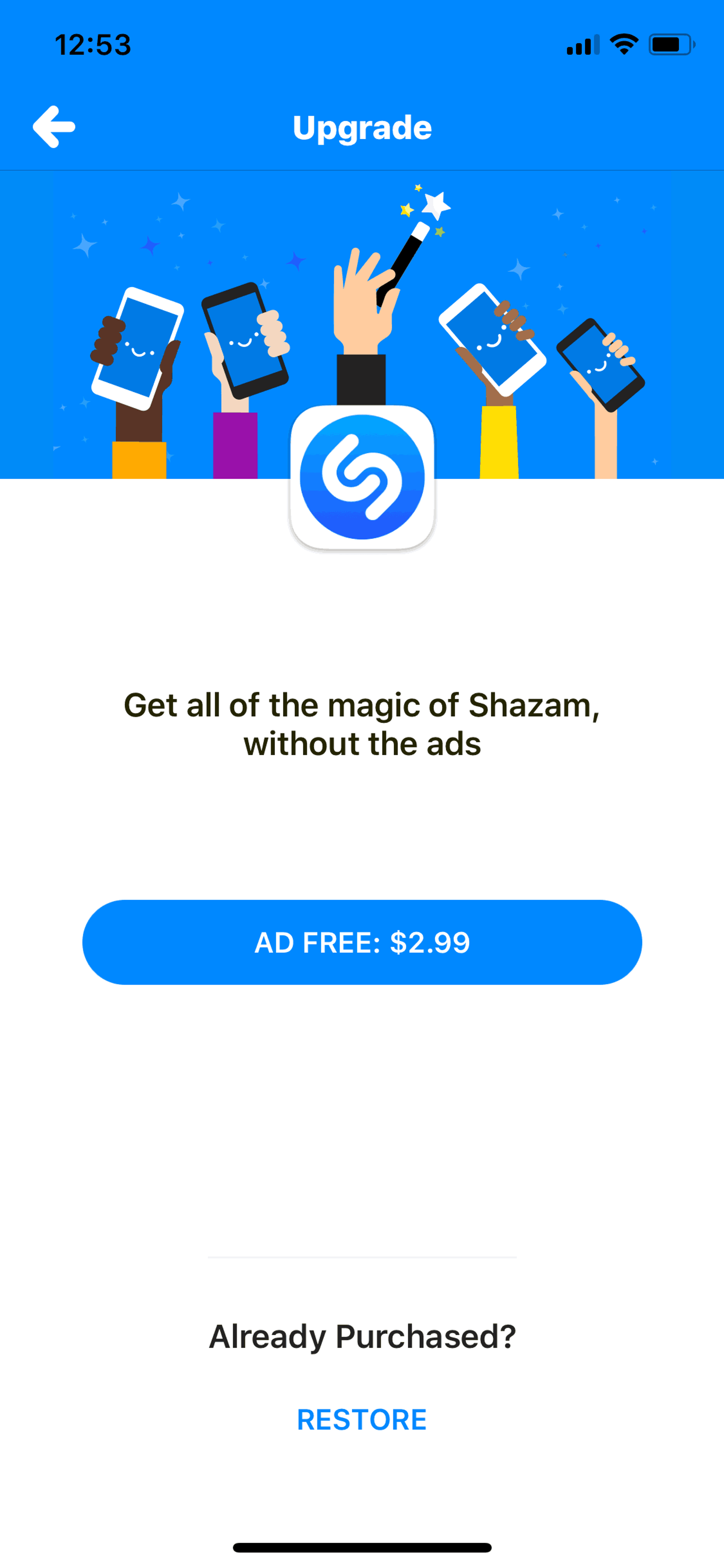 Shazam iOS Music & Audio interface screenshot 16