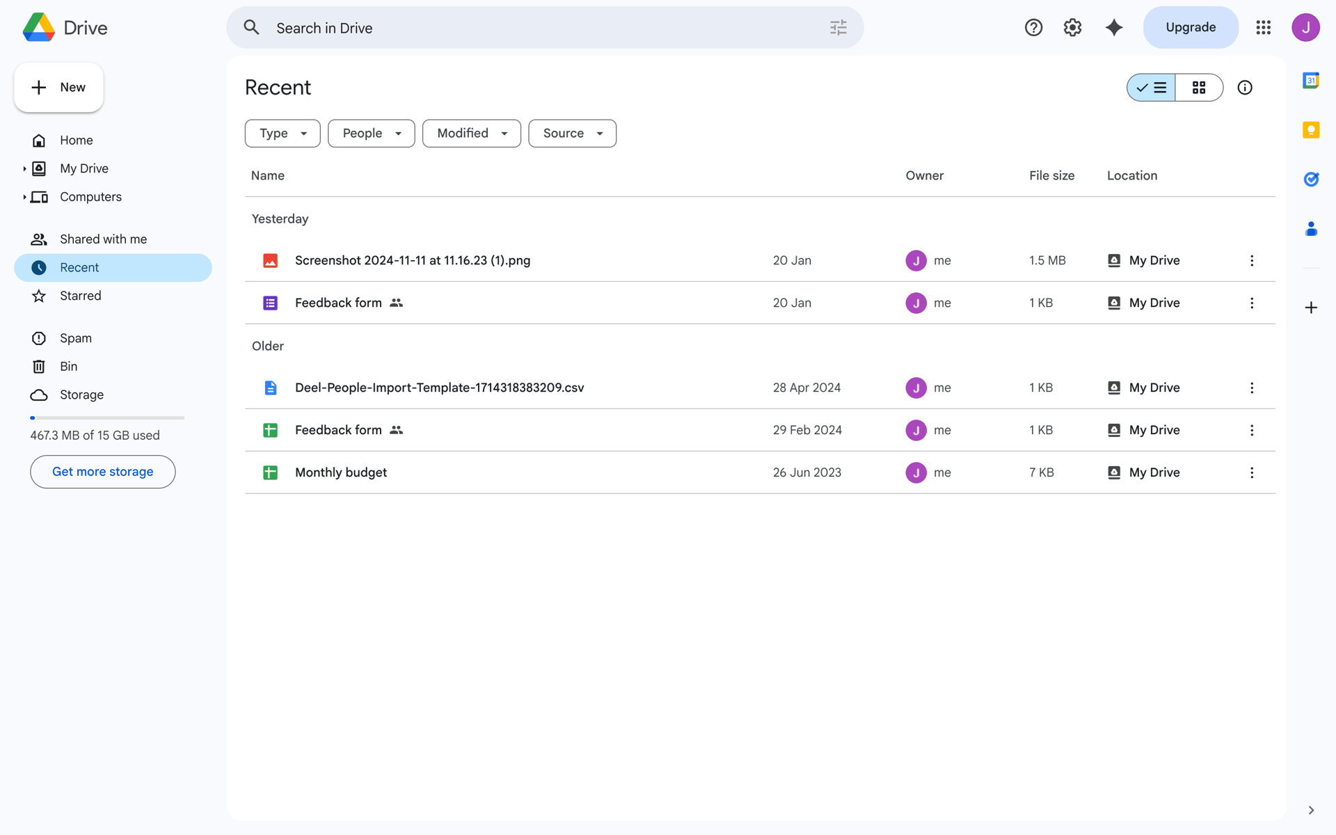 Google Drive Web Productivity interface screenshot 12