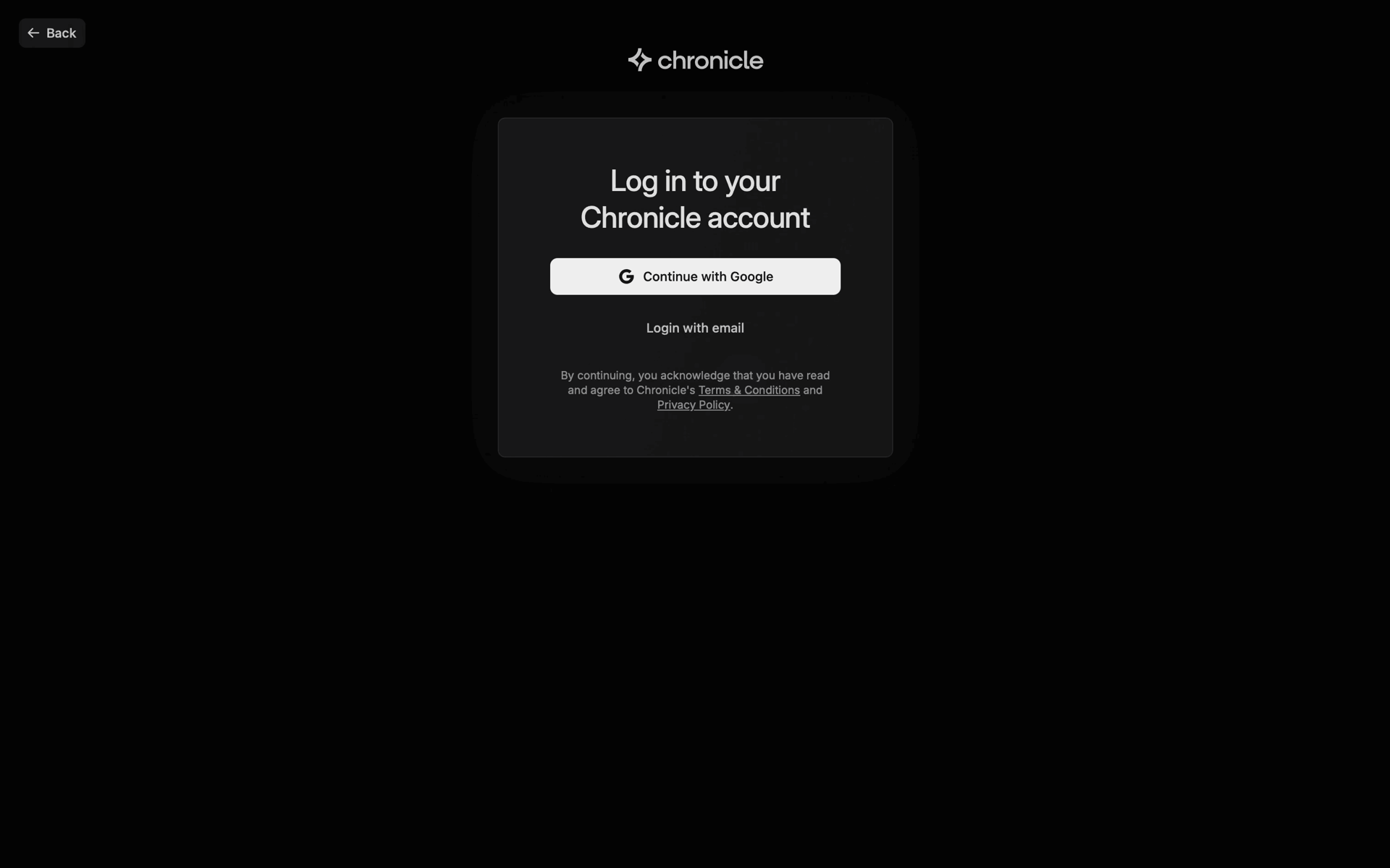 Chronicle Web AI interface screenshot 21
