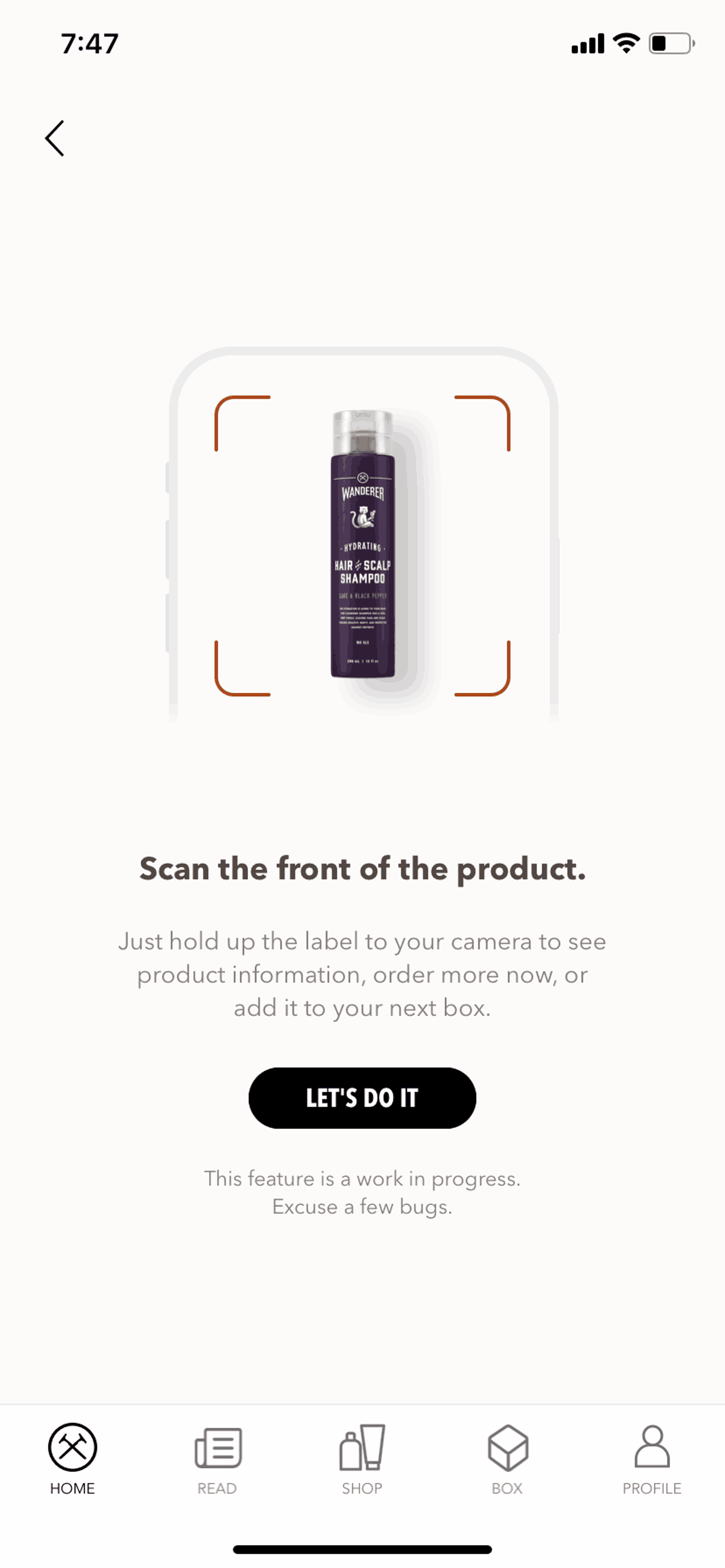 Dollar Shave Club iOS Shopping interface screenshot 5