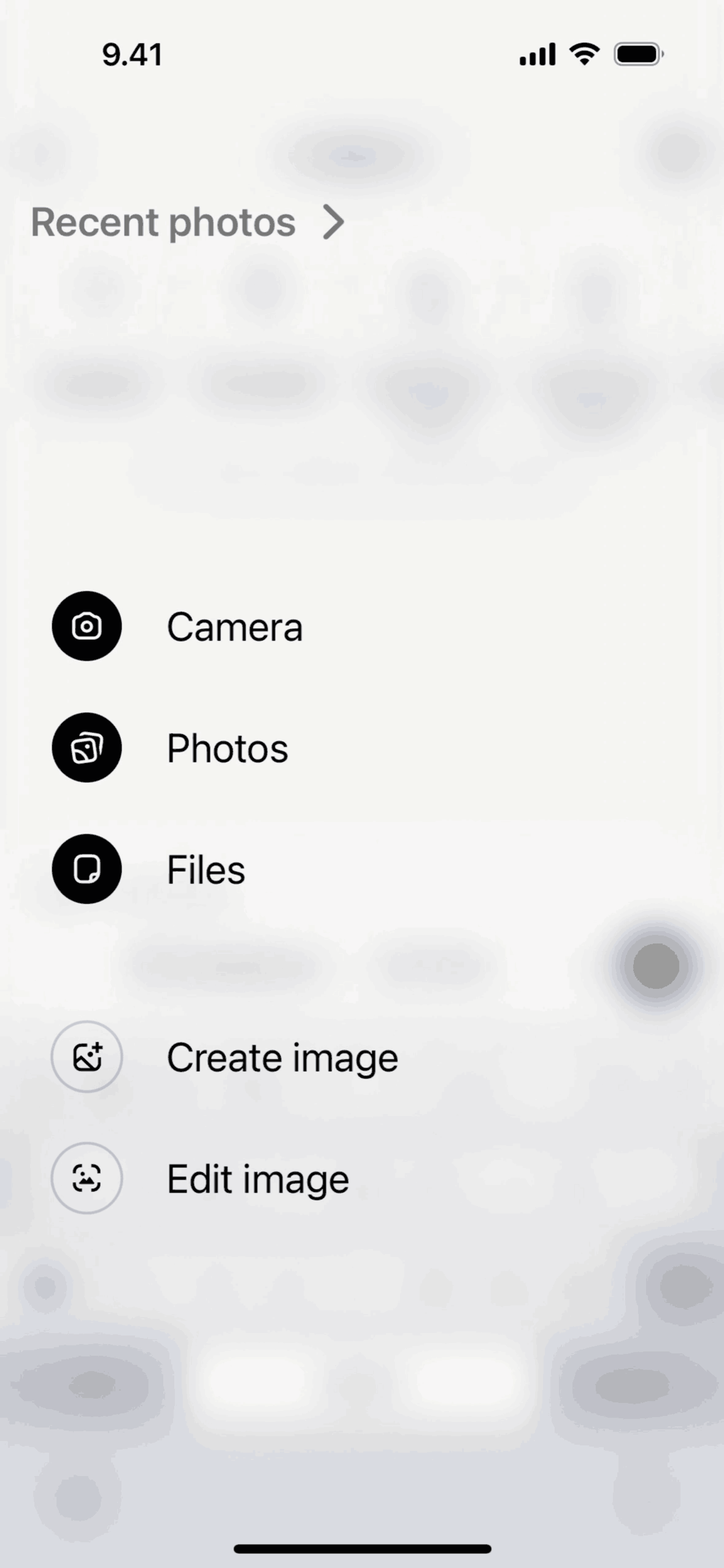 Grok iOS AI interface screenshot 19