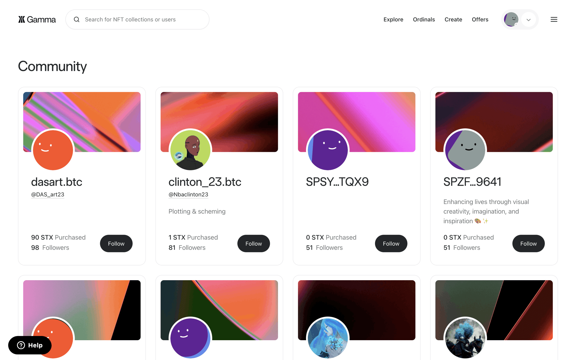 Gamma Web Crypto & Web3 interface screenshot 20