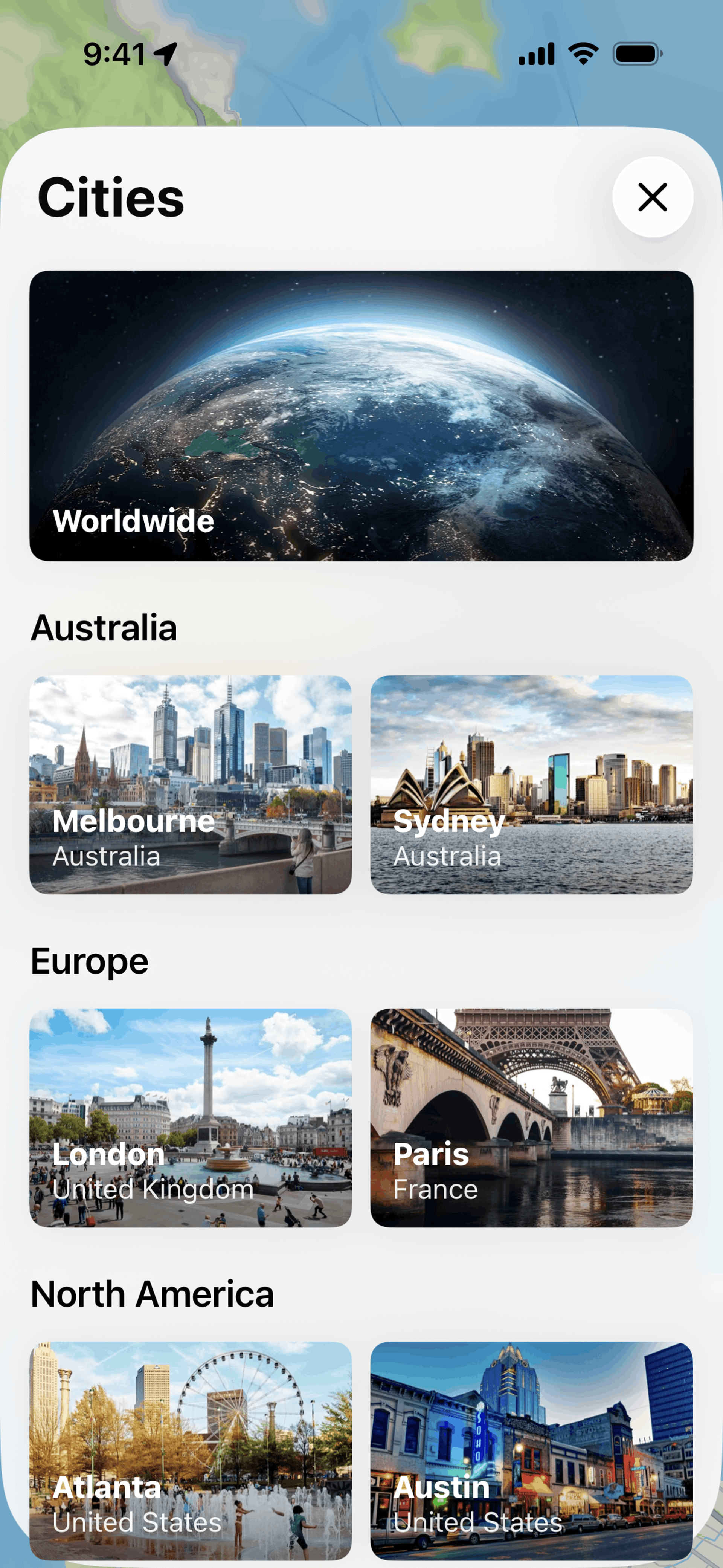 Apple Maps iOS Maps & Navigation interface screenshot 4