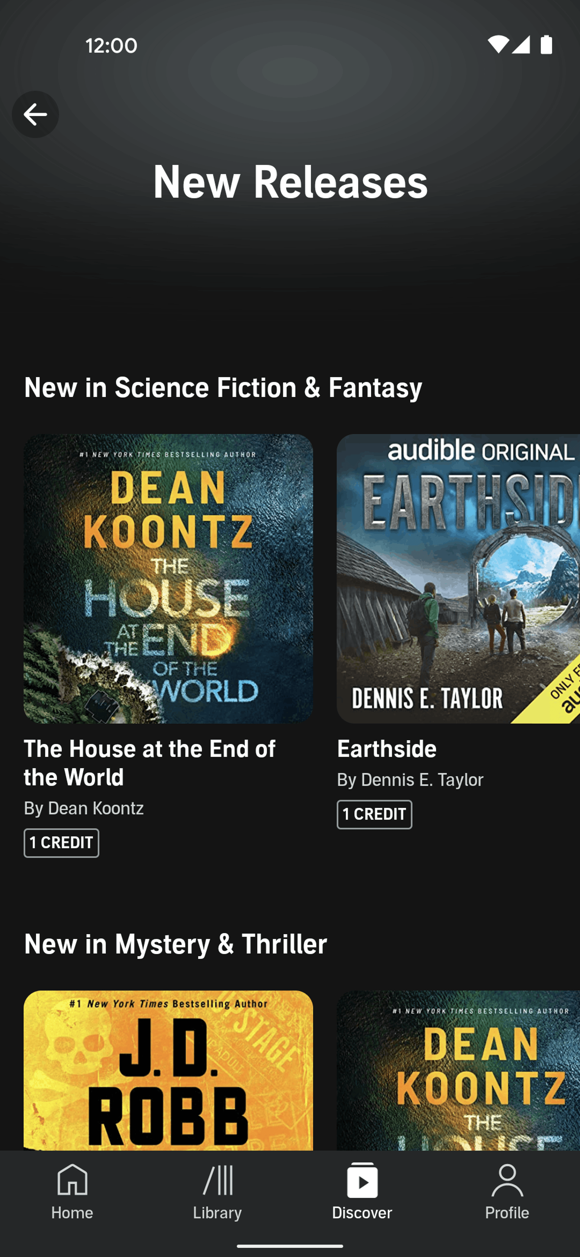 Audible Android Entertainment interface screenshot 19