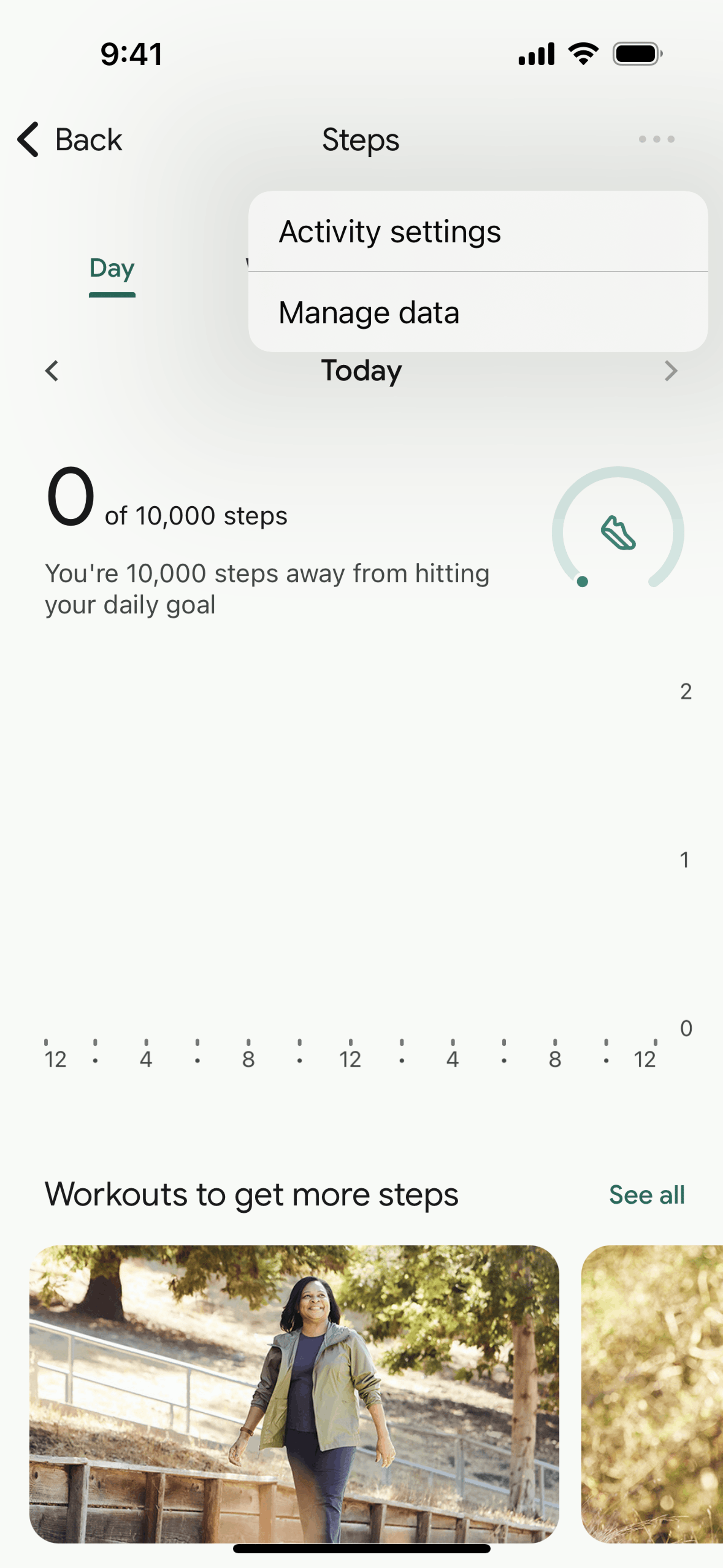 Fitbit iOS Health & Fitness interface screenshot 8