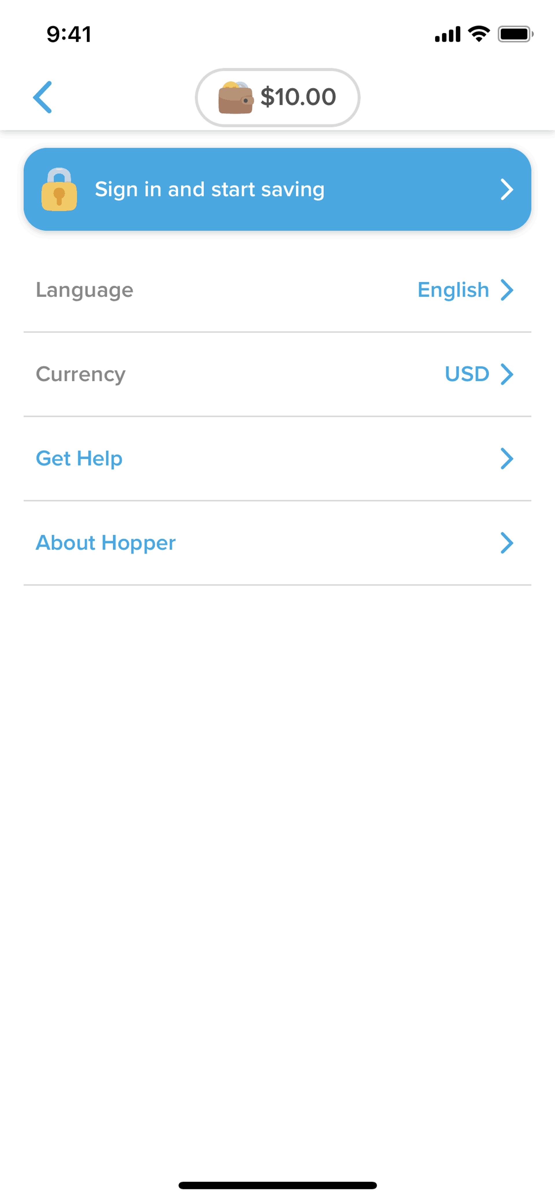 Hopper iOS Travel & Transportation interface screenshot 4
