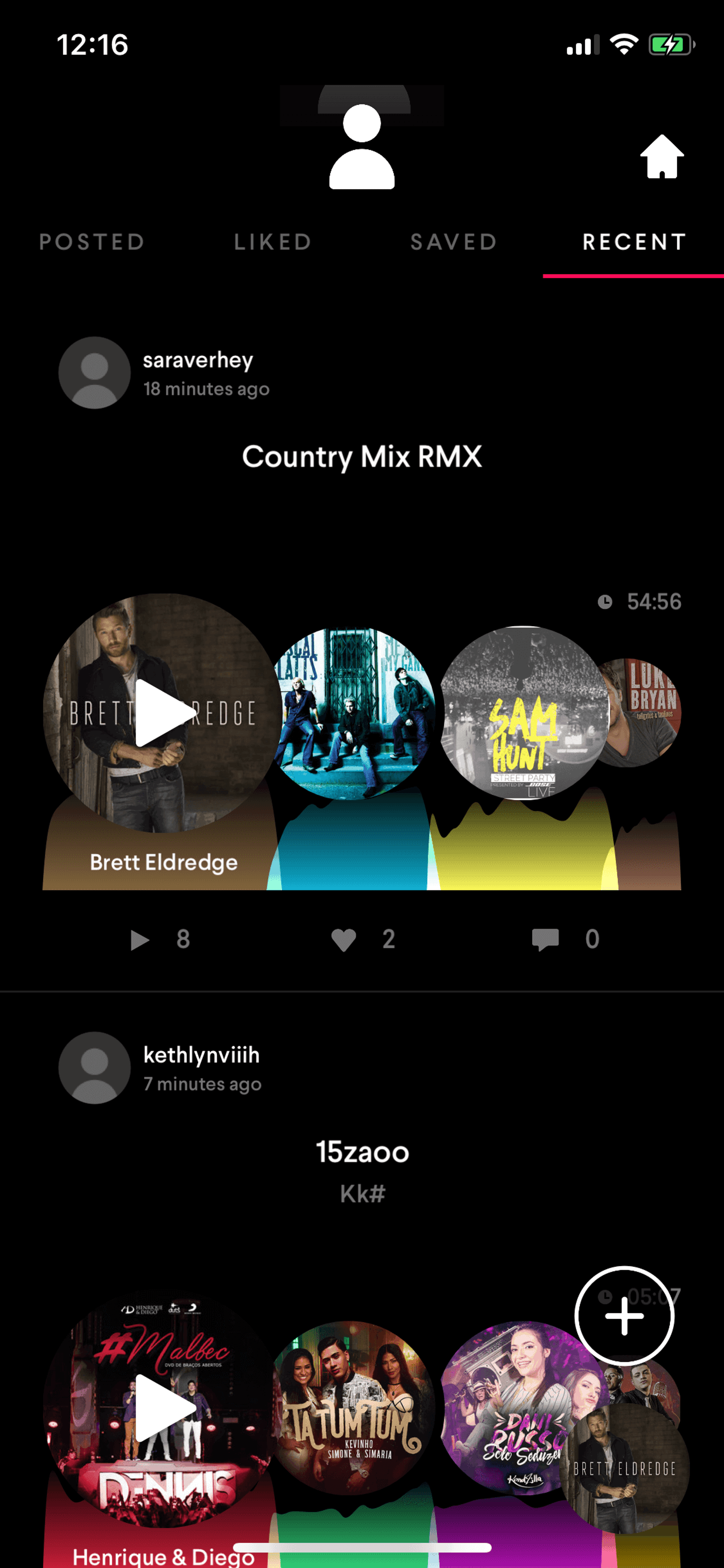 Pacemaker iOS Music & Audio interface screenshot 20