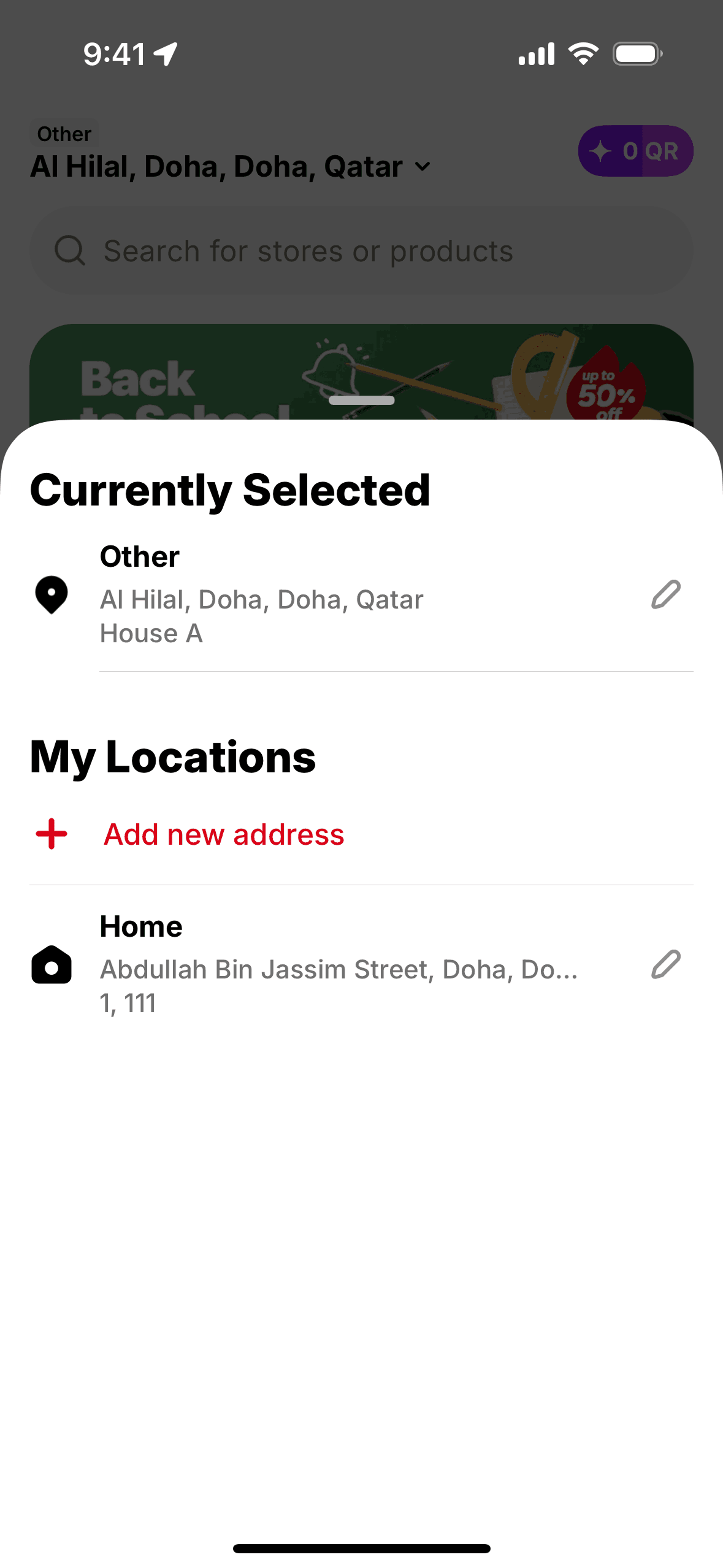 Snoonu iOS Shopping interface screenshot 11
