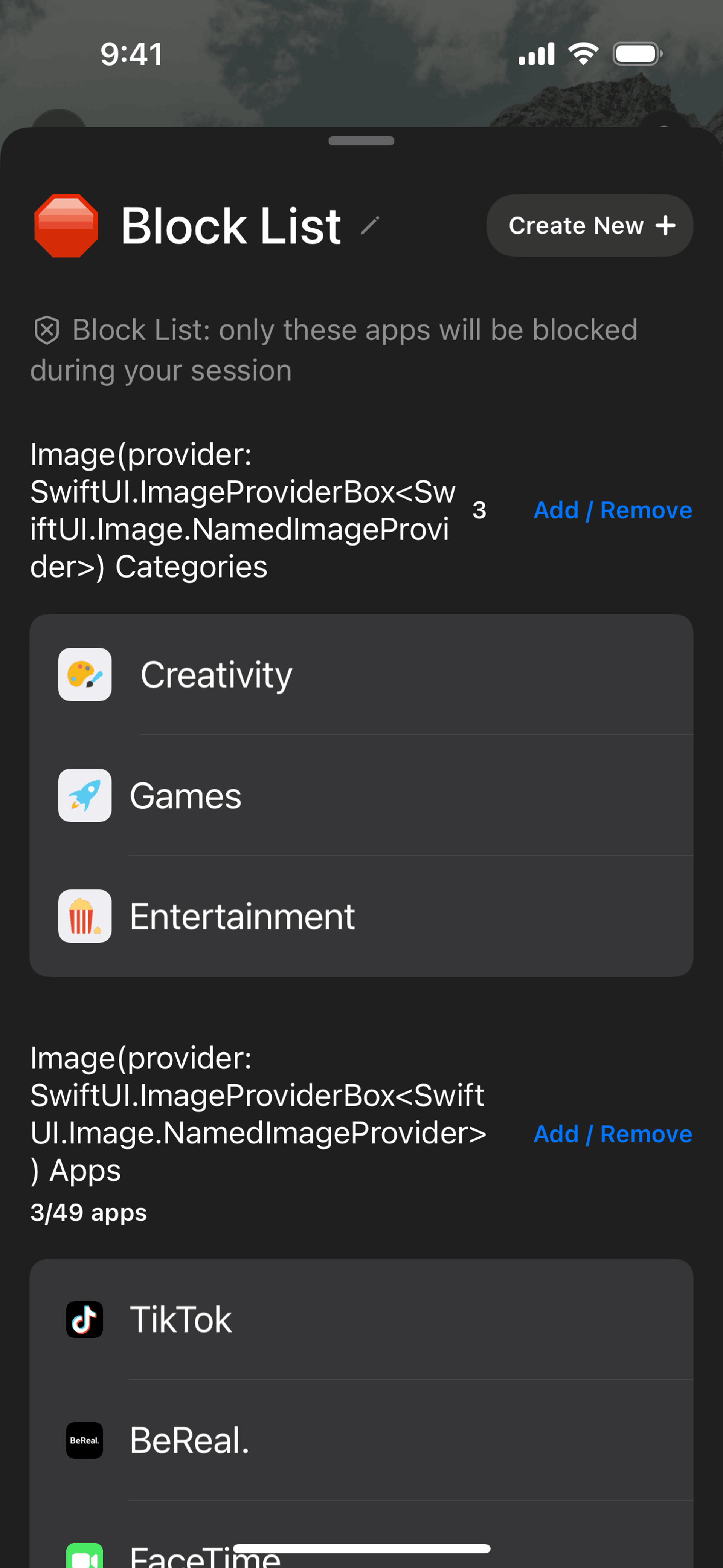 Opal iOS Productivity interface screenshot 11
