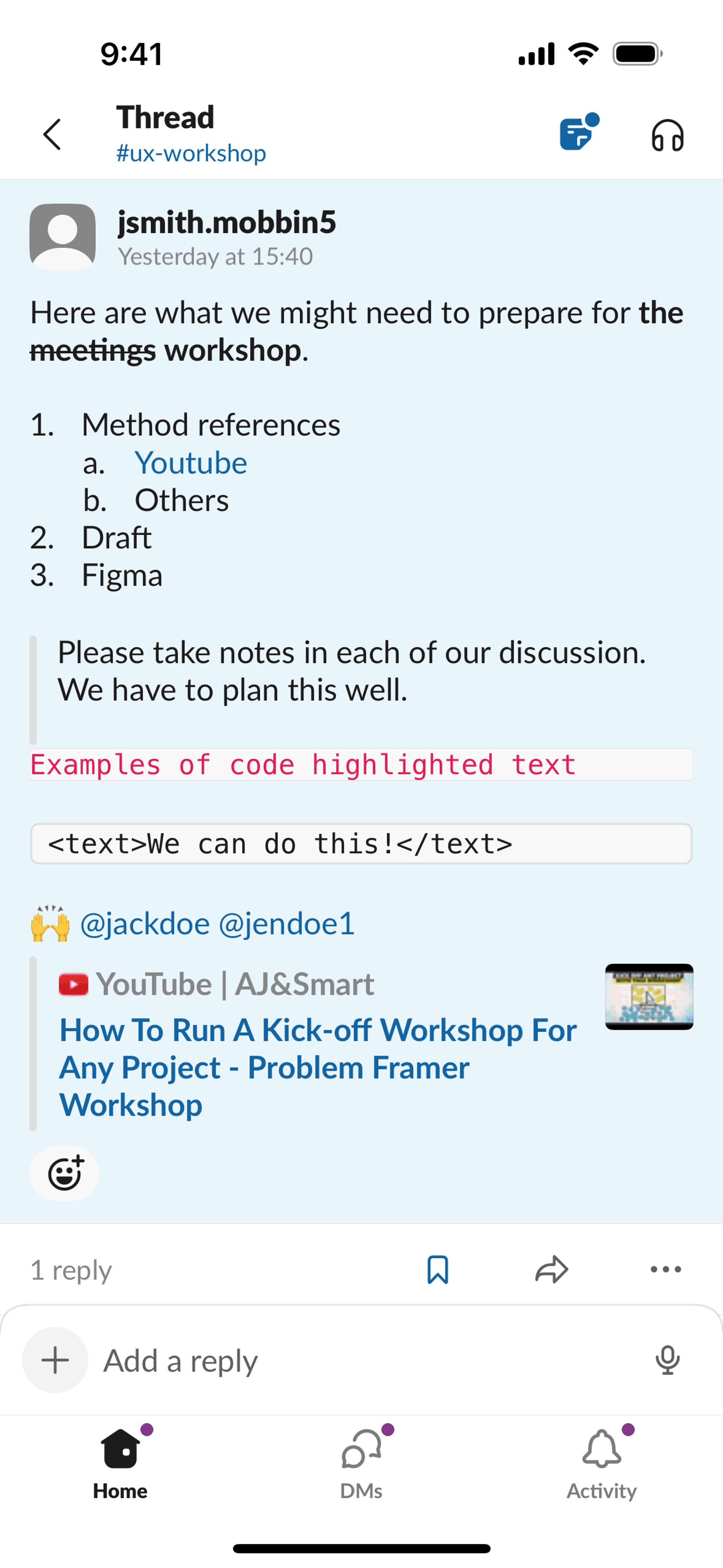 Slack iOS Business interface screenshot 21