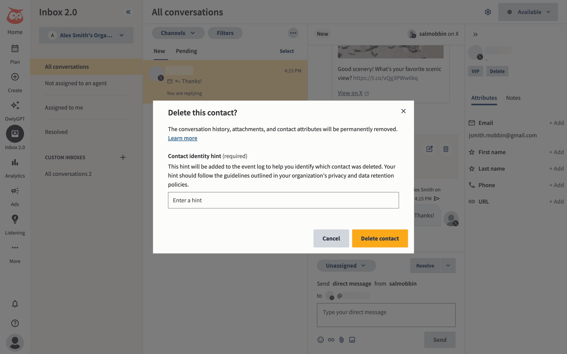 Hootsuite Web Business interface screenshot 13