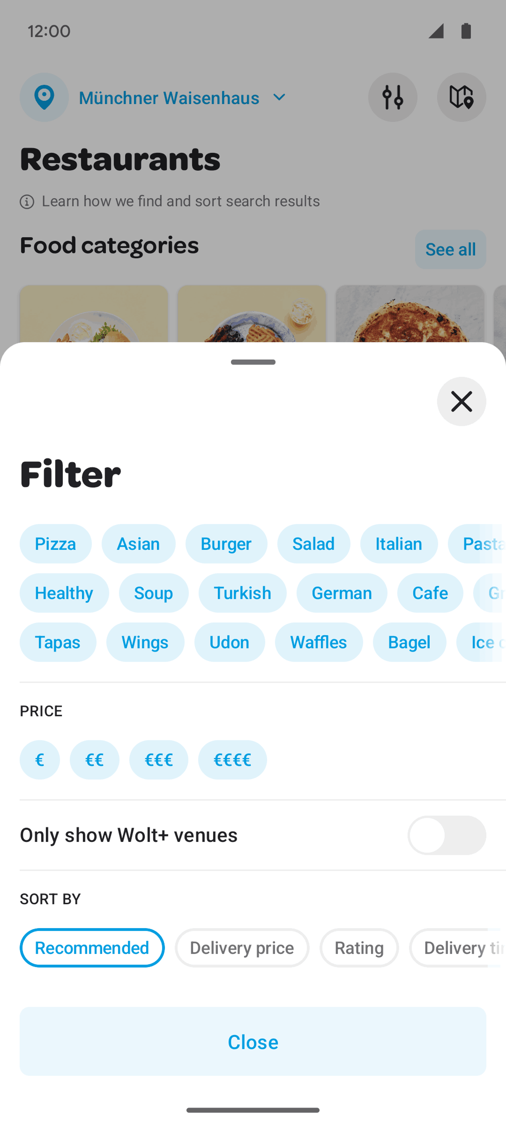 Wolt Delivery Android Food & Drink interface screenshot 5