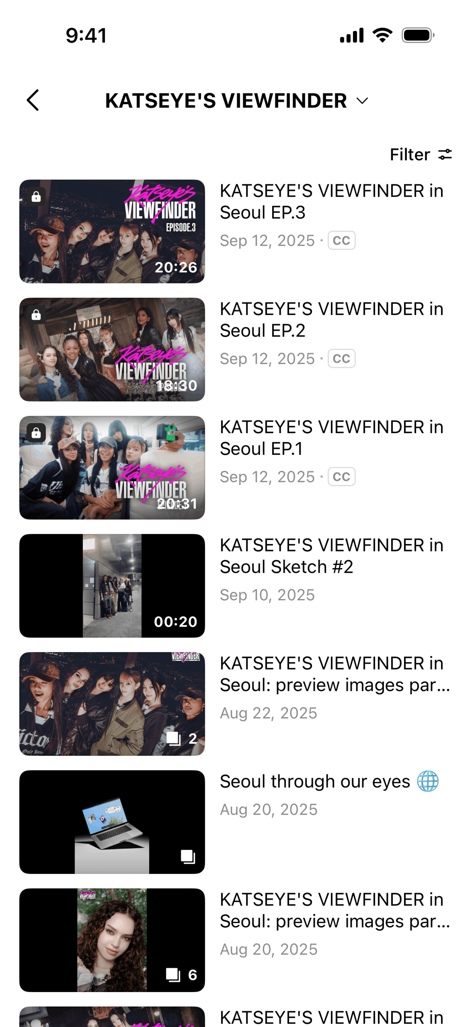 Weverse iOS Social Networking interface screenshot 8