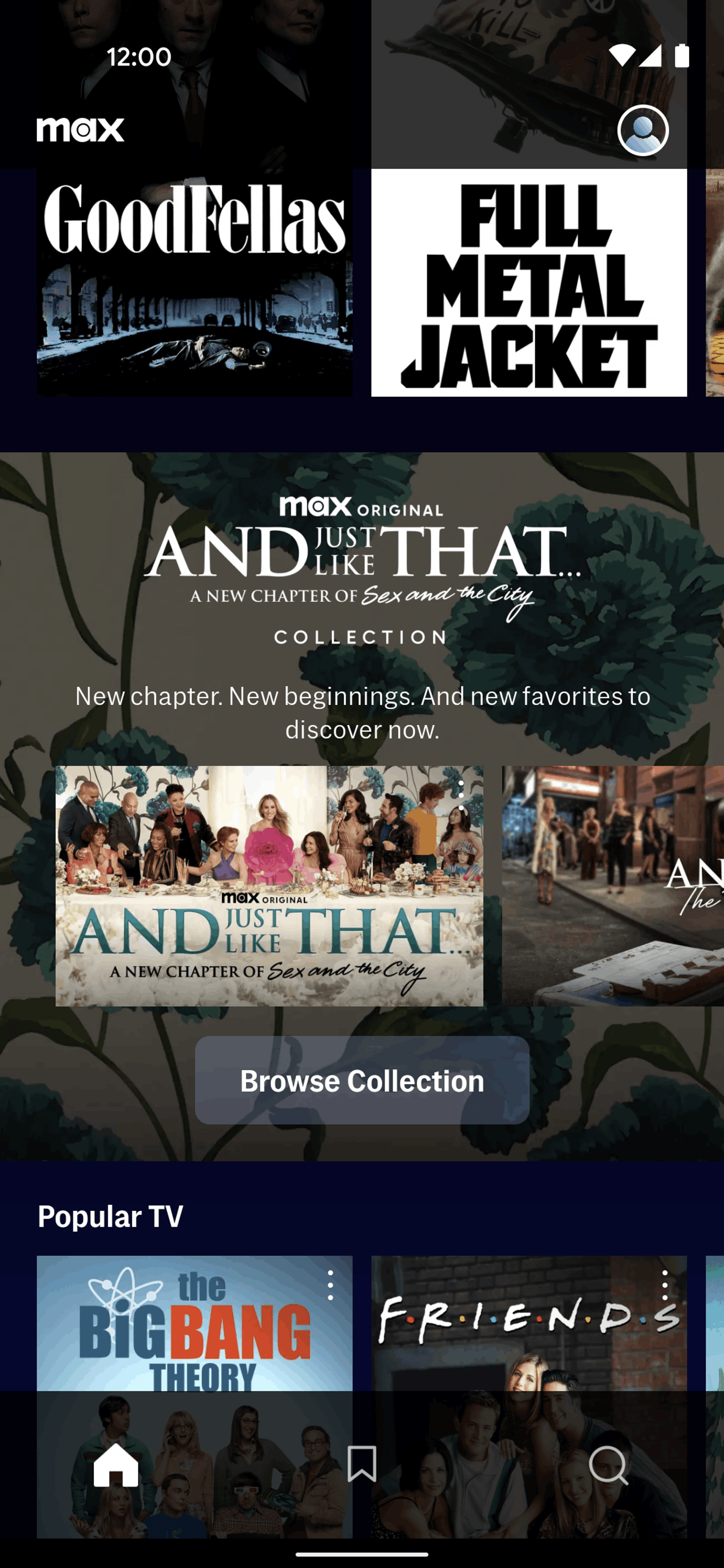 Max Android Entertainment interface screenshot 19