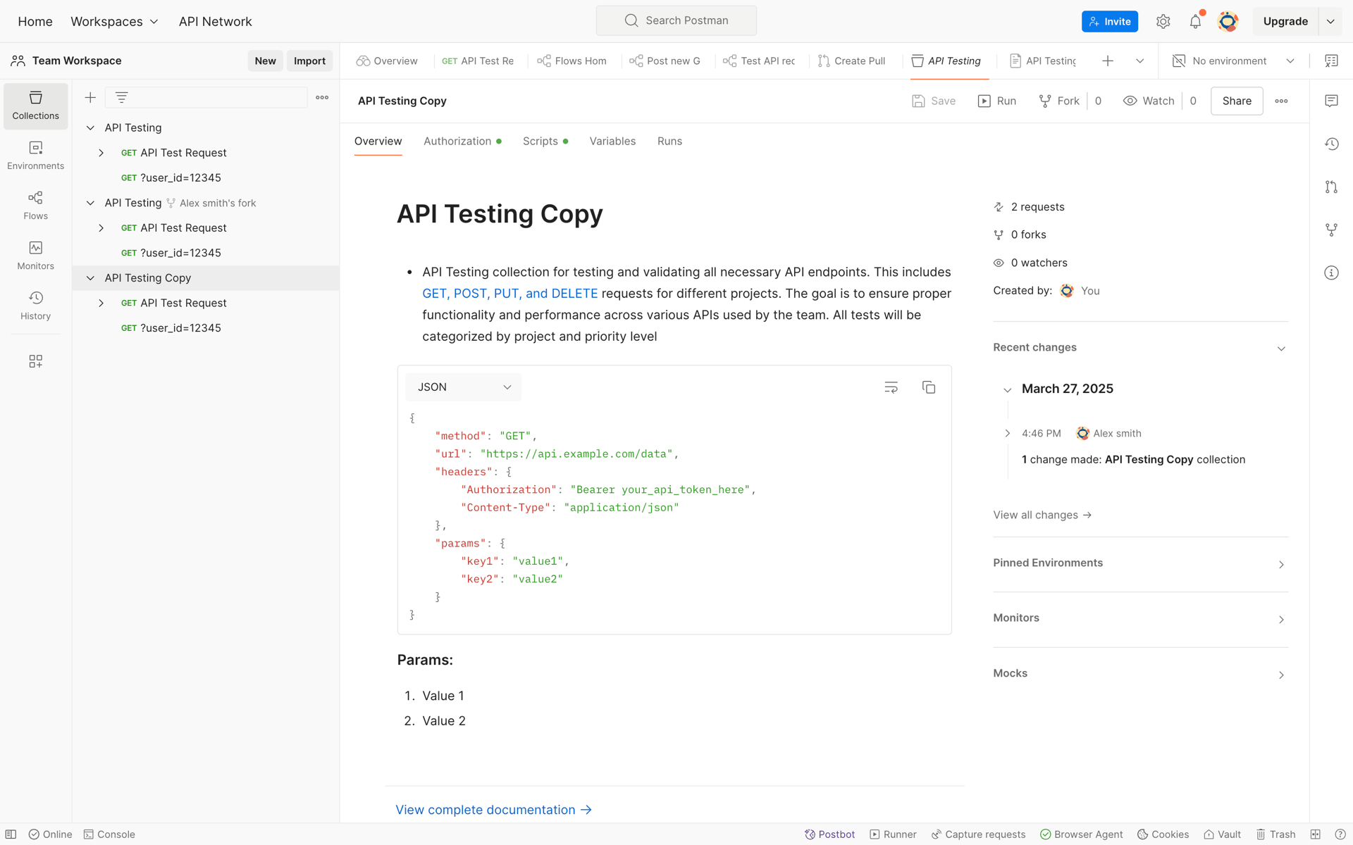 Postman Web Developer Tools interface screenshot 4