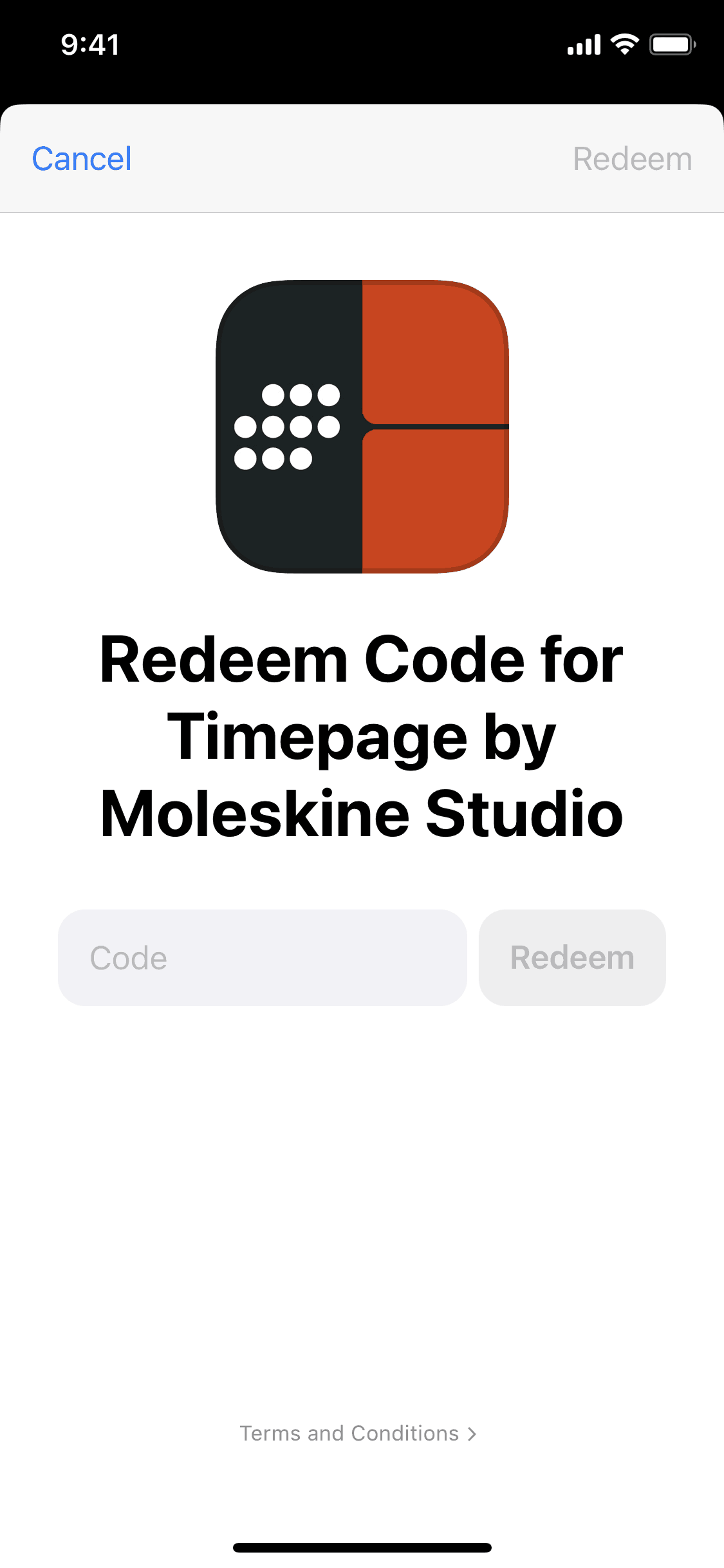 Timepage iOS Productivity interface screenshot 19
