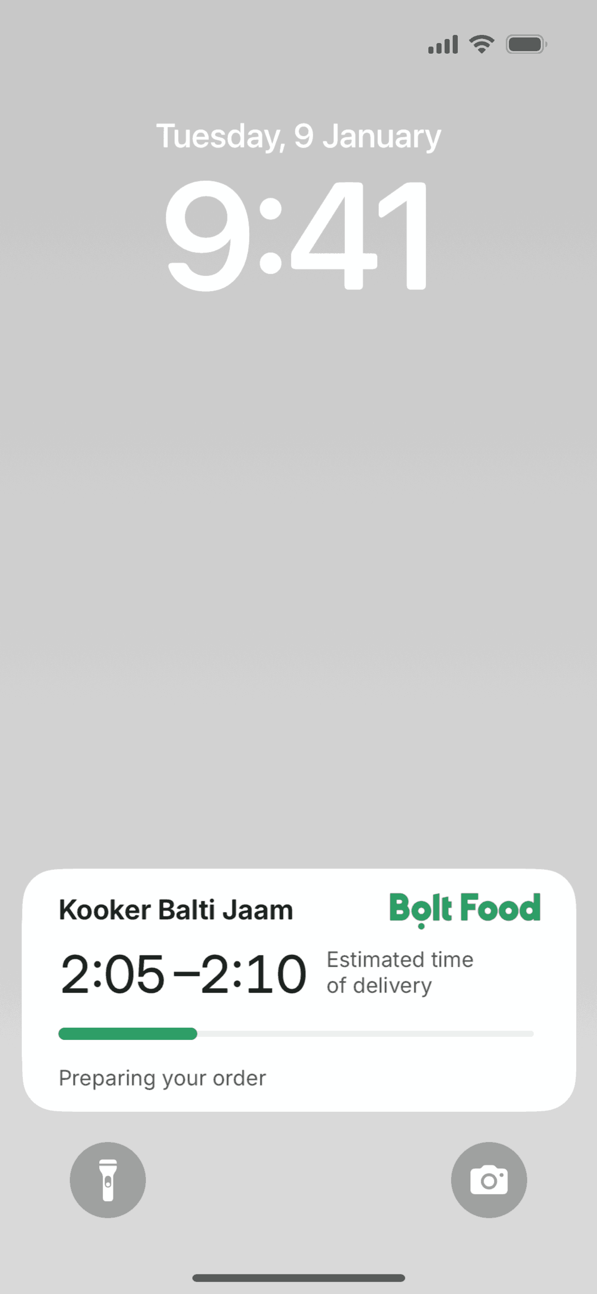 Bolt Food iOS Food & Drink interface screenshot 3