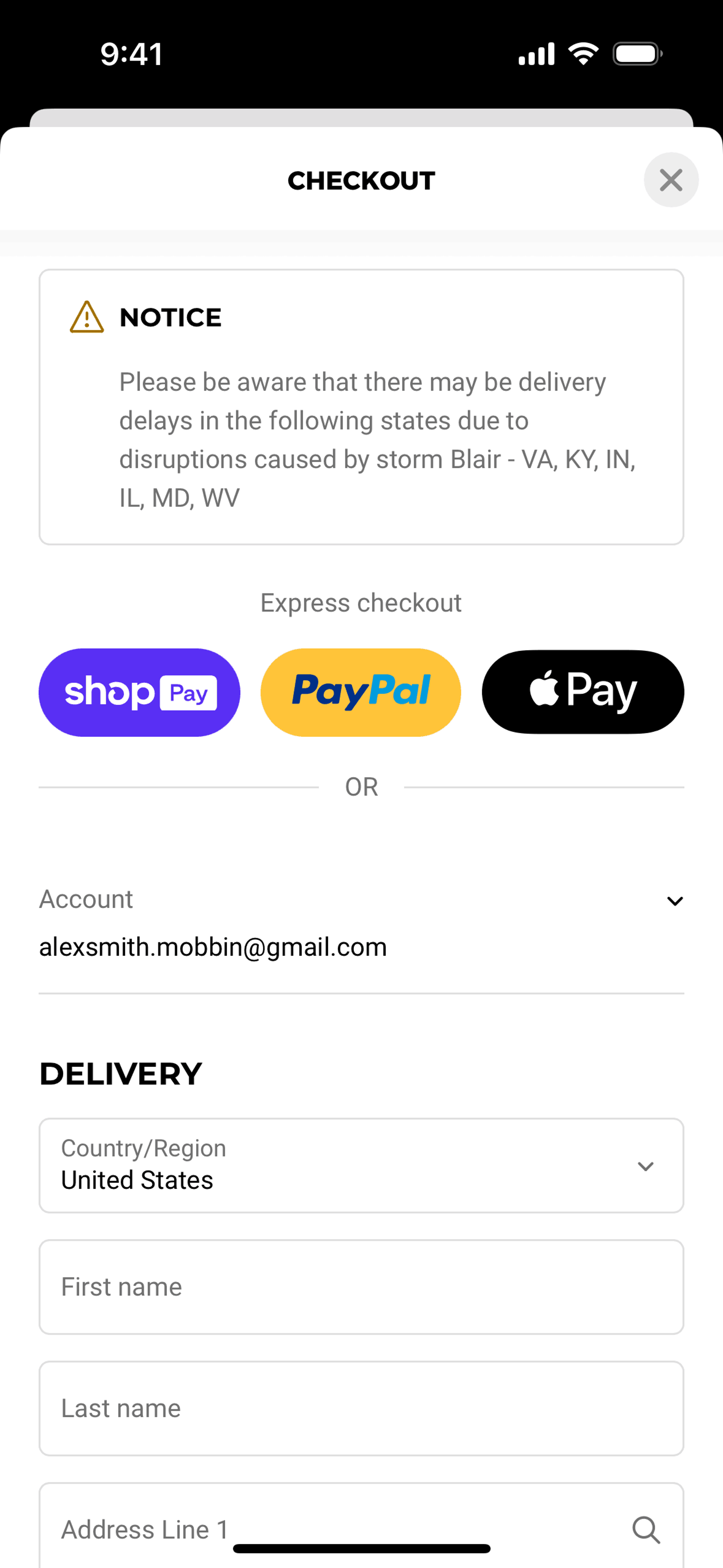 Gymshark iOS Shopping interface screenshot 23