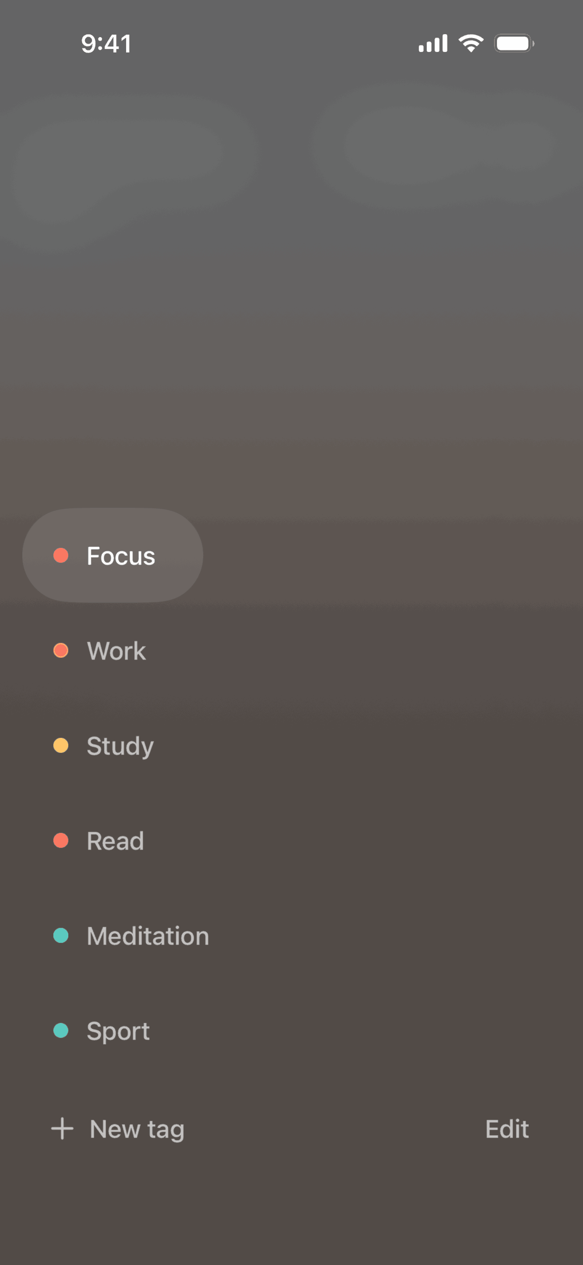 TIDE iOS Health & Fitness interface screenshot 10
