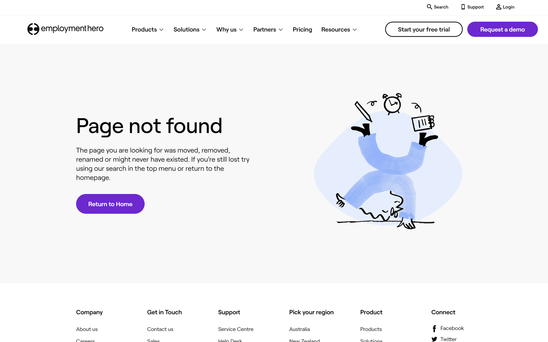 Employment Hero Web Business interface screenshot 2