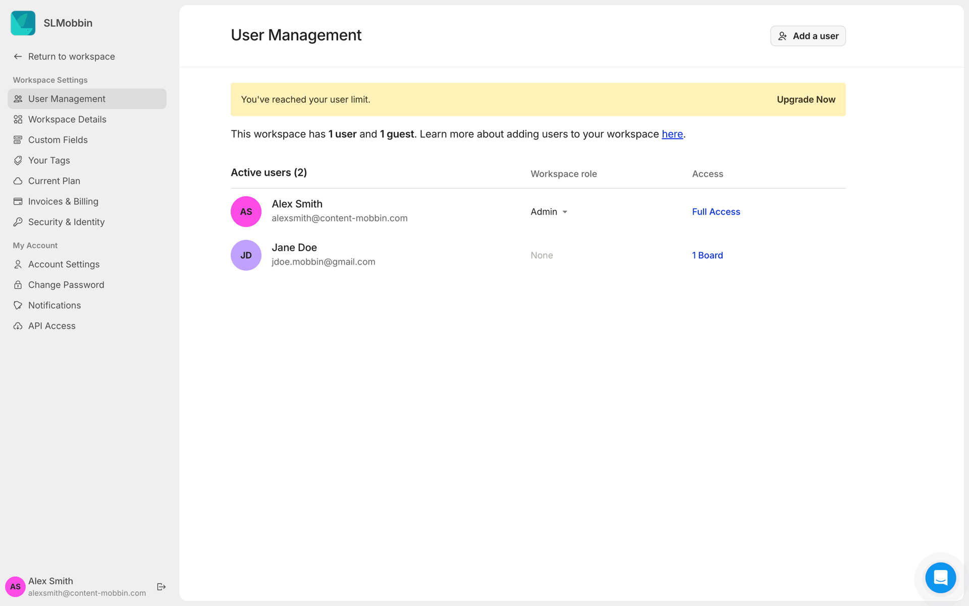 Air Web Collaboration interface screenshot 11