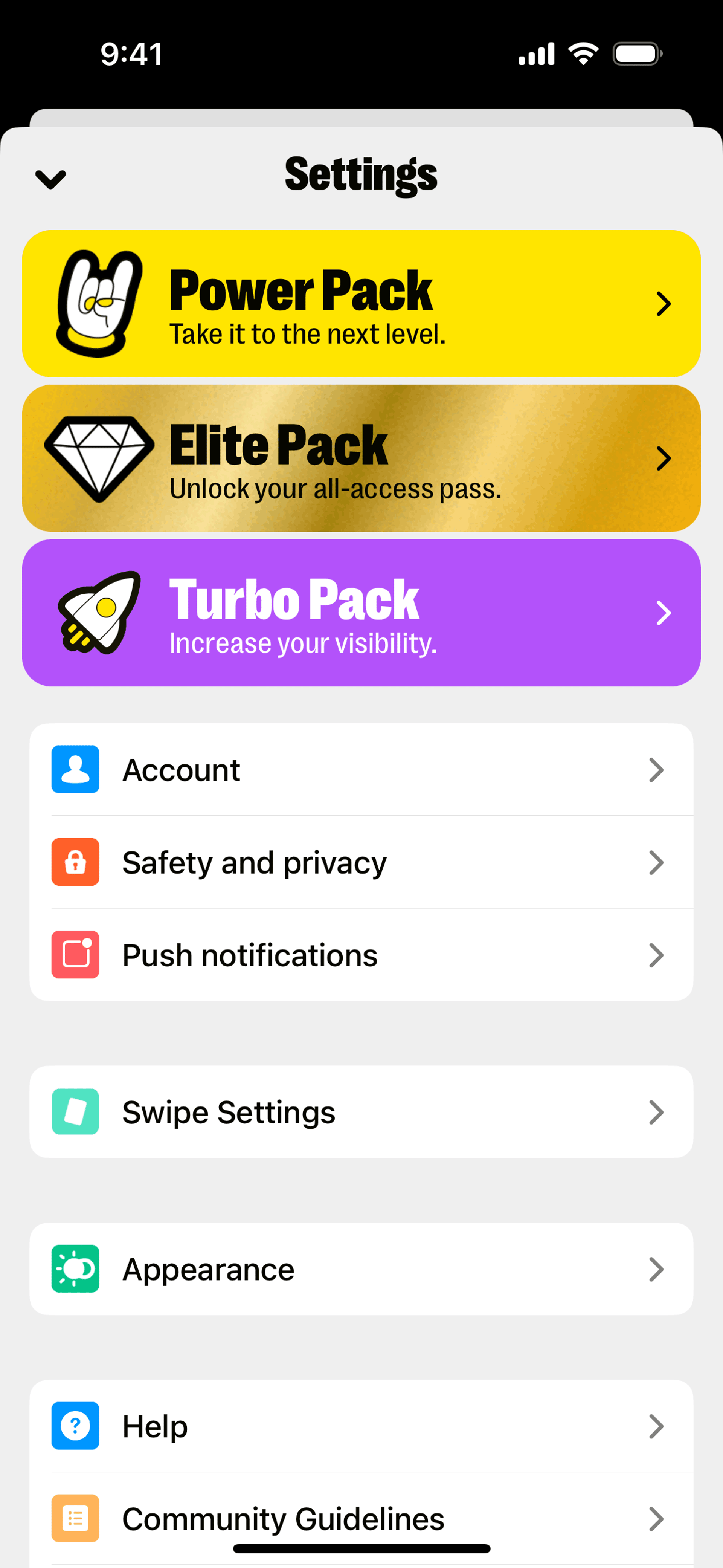 Yubo iOS Social Networking interface screenshot 21