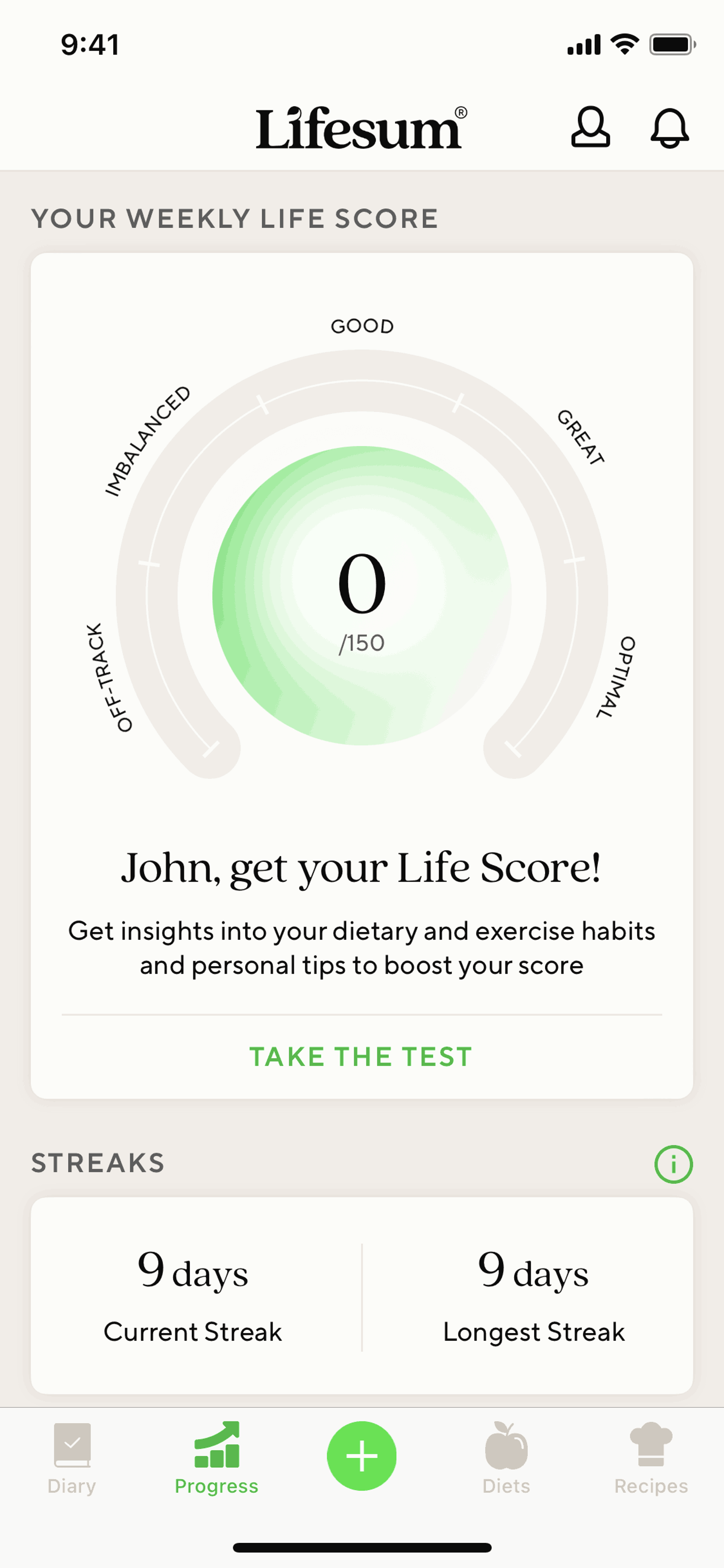 Lifesum iOS Health & Fitness interface screenshot 21