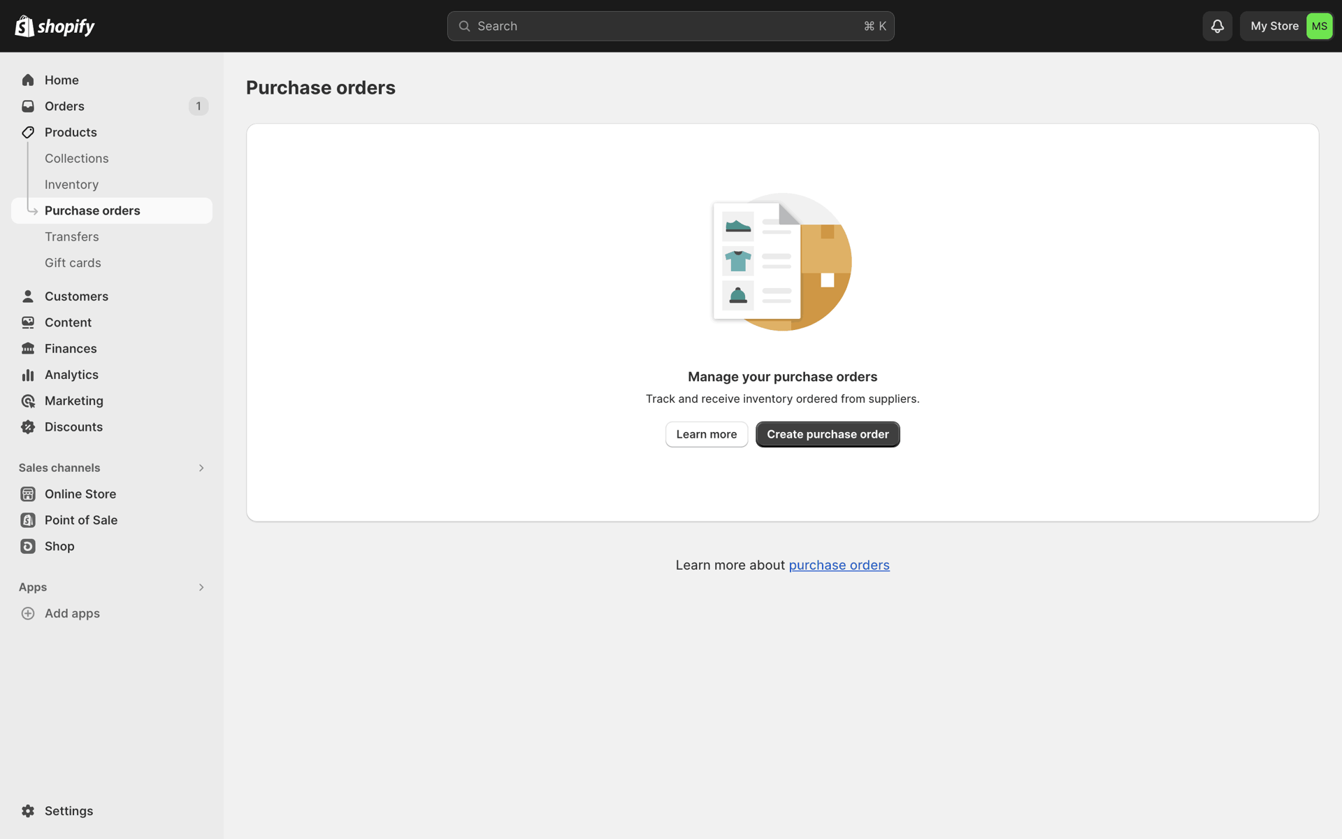 Shopify Web Business interface screenshot 4