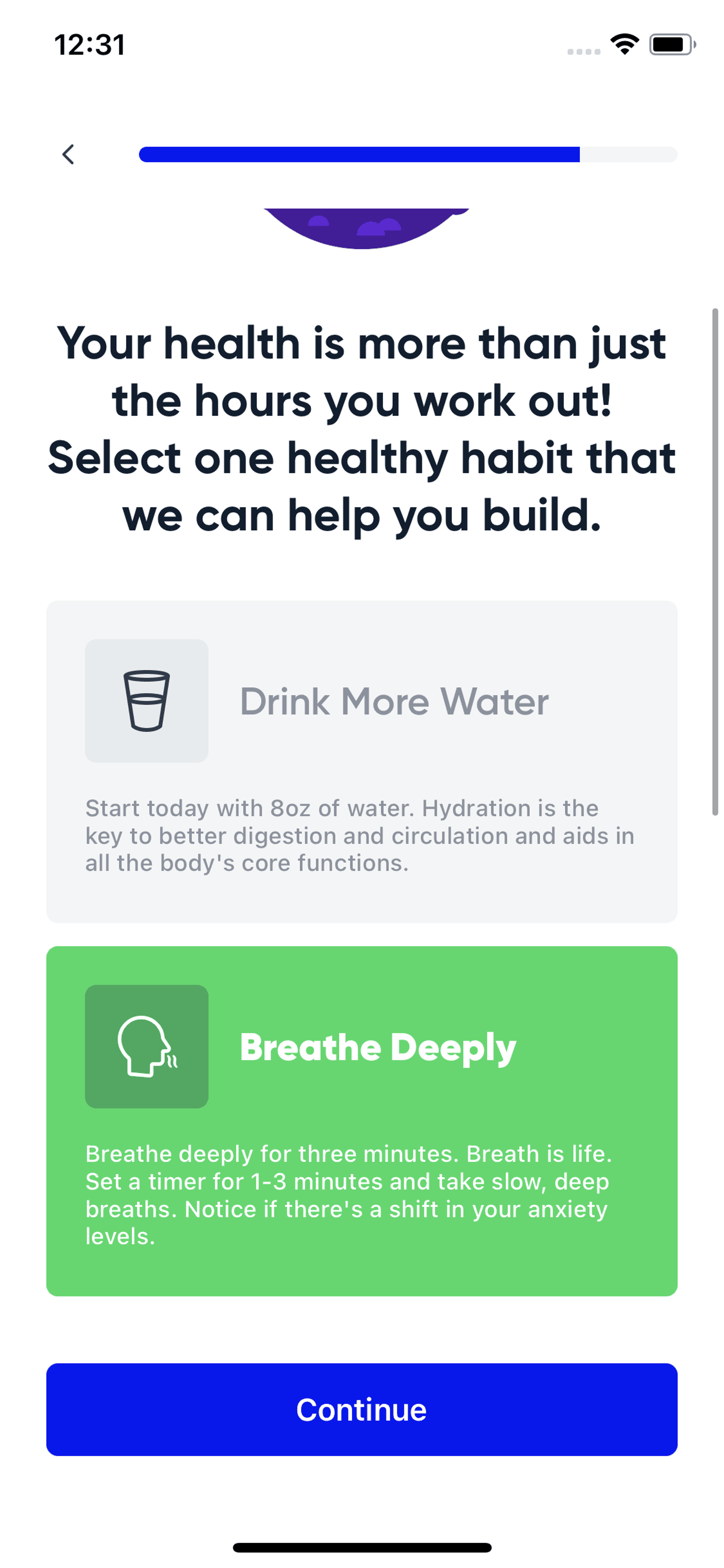 Aaptiv iOS Health & Fitness interface screenshot 17