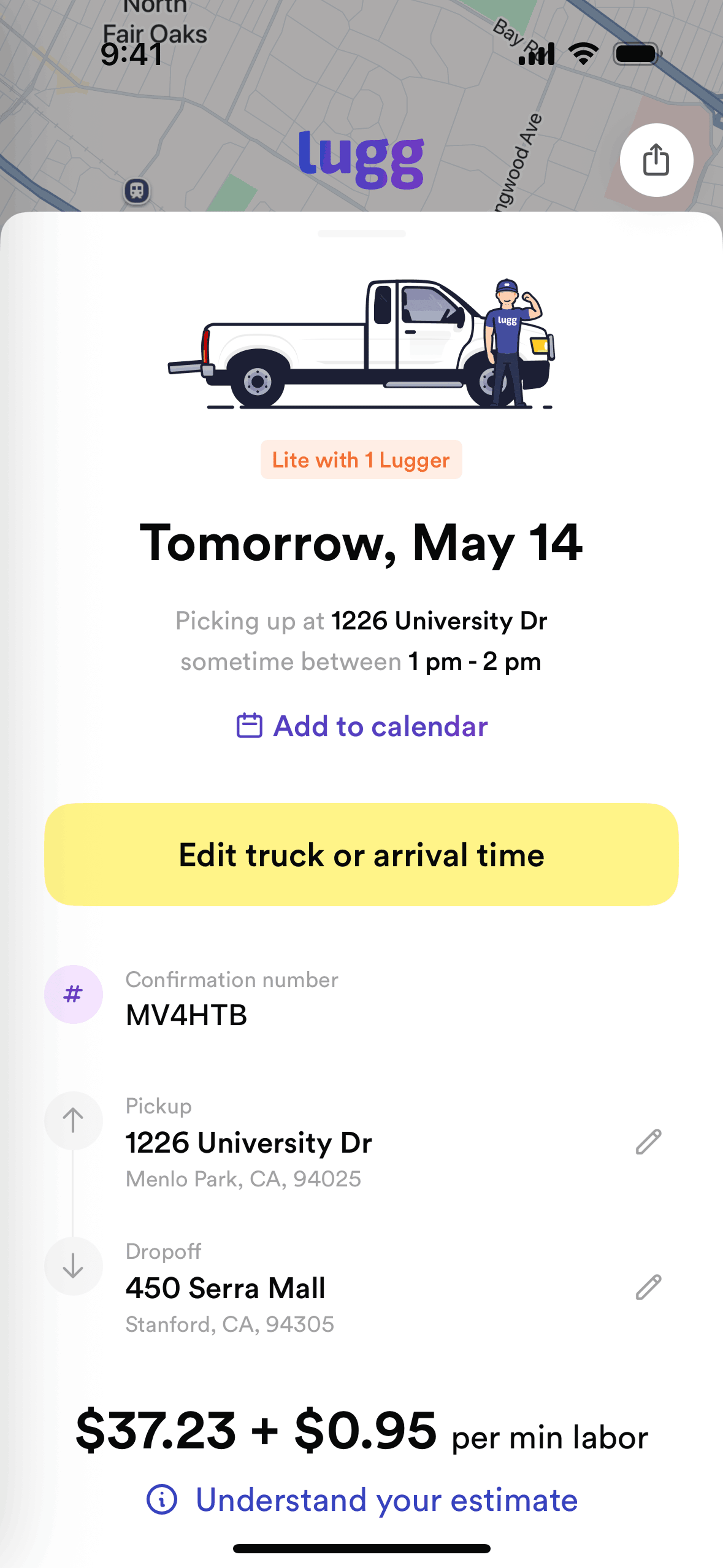Lugg iOS Lifestyle interface screenshot 10