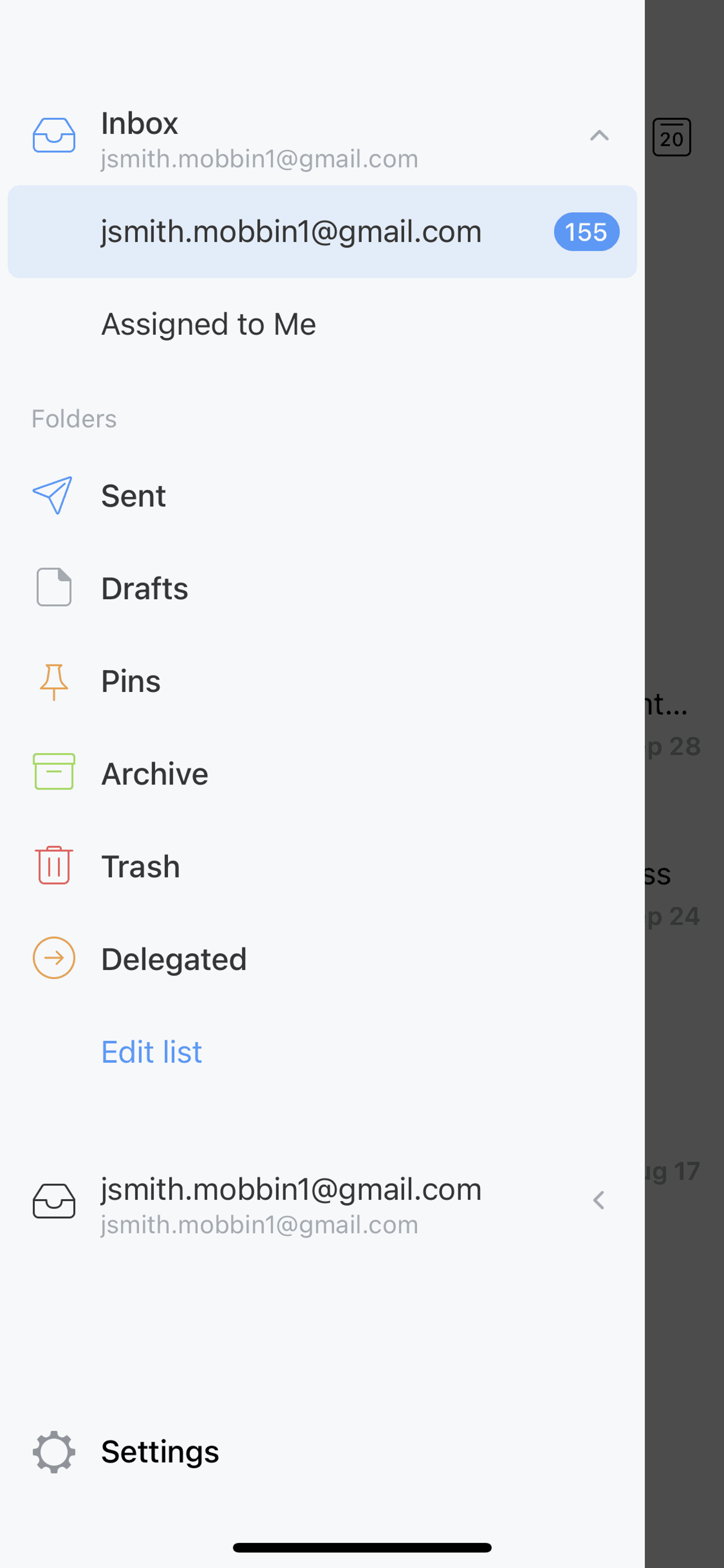 Spark Mail iOS AI interface screenshot 17