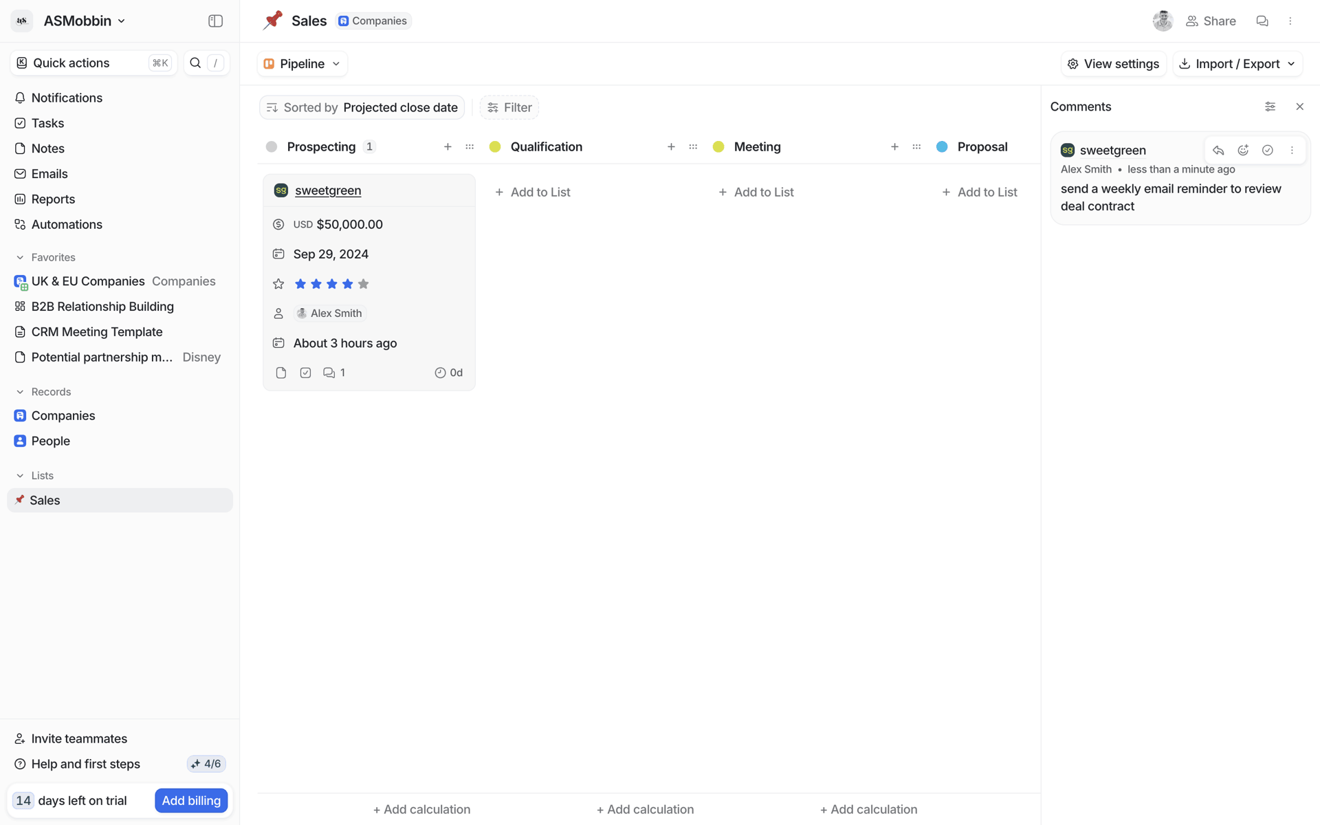Attio Web Productivity interface screenshot 17