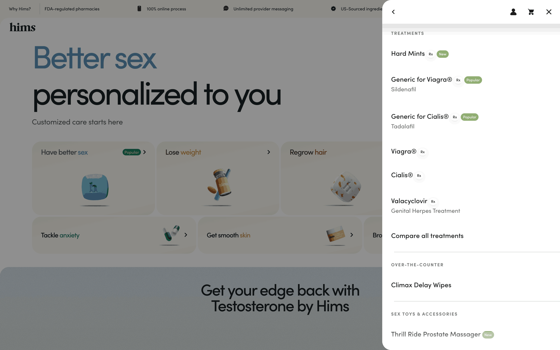 Hims Web Medical interface screenshot 3