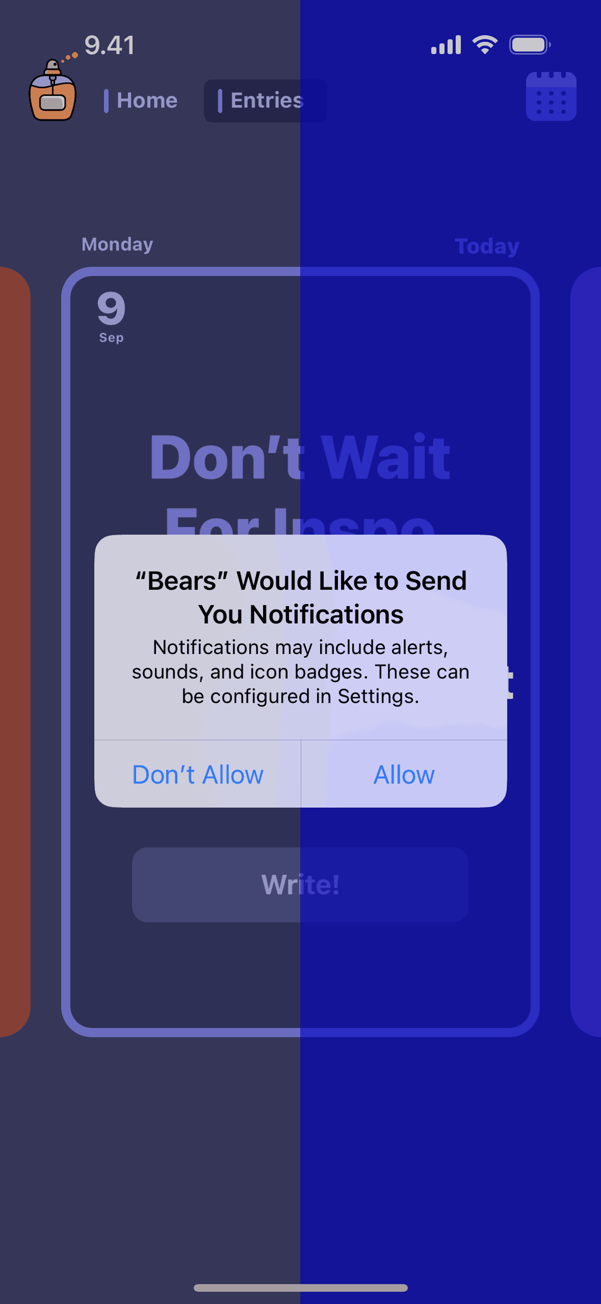 Bears Gratitude iOS Health & Fitness interface screenshot 13