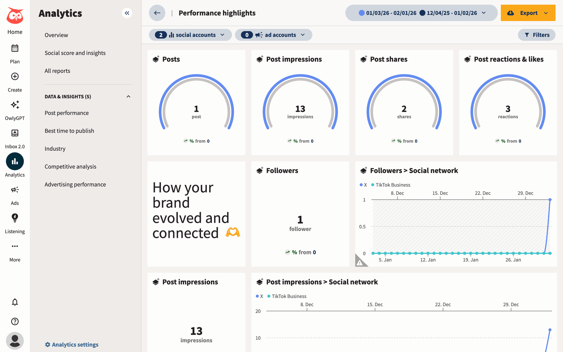 Hootsuite Web Business interface screenshot 8