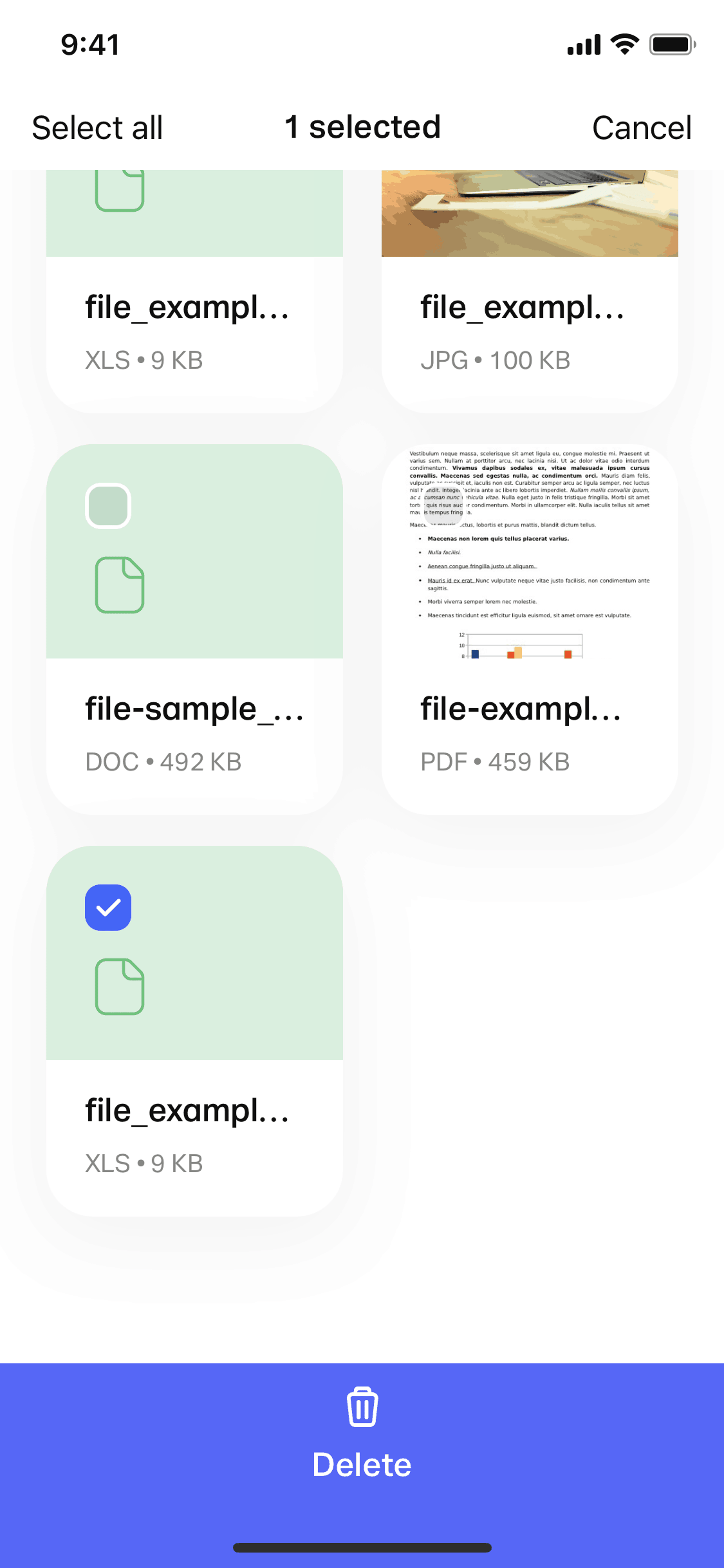WeTransfer iOS Productivity interface screenshot 12