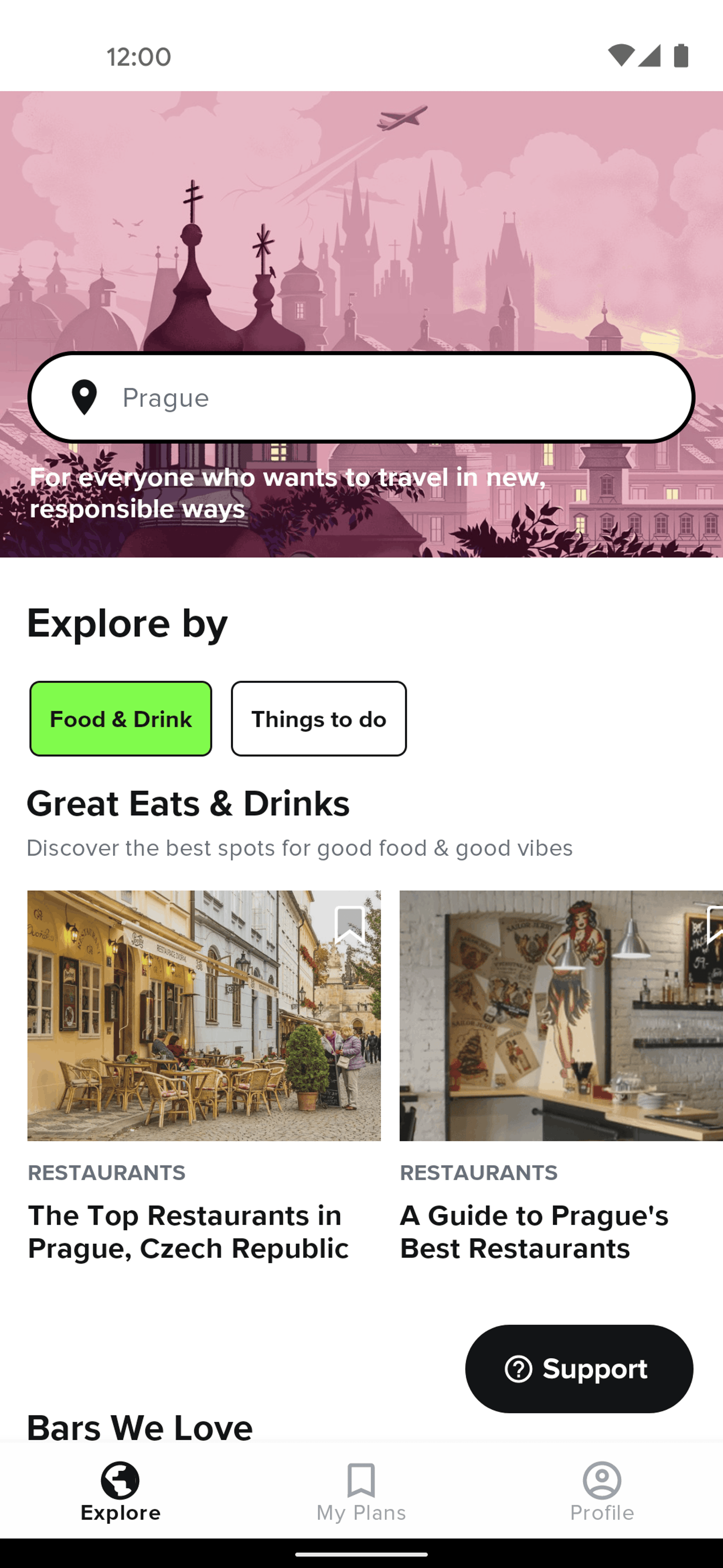 Culture Trip Android Travel & Transportation interface screenshot 14