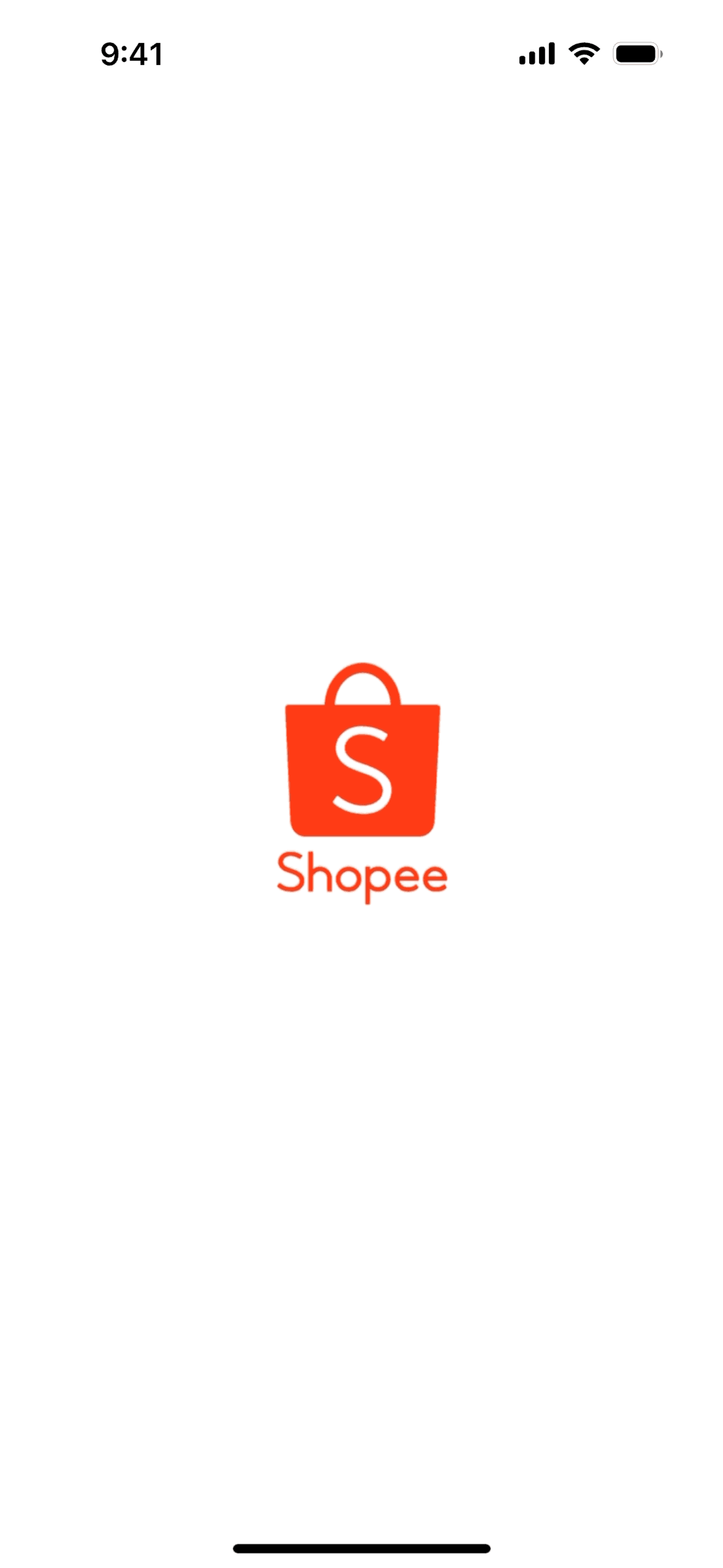 Shopee iOS Shopping interface screenshot 1