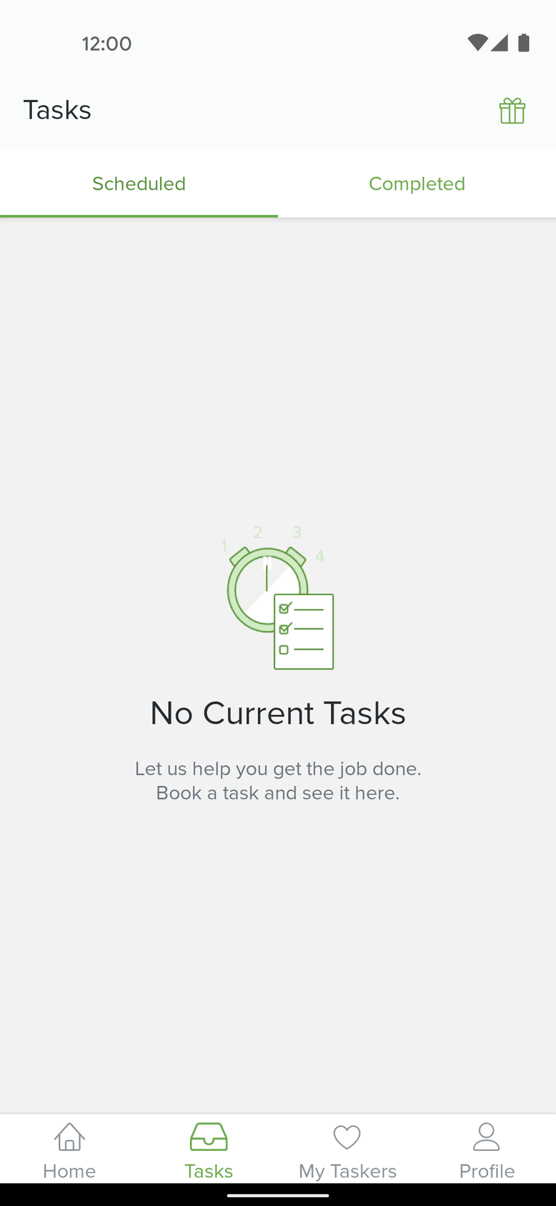 TaskRabbit Android Lifestyle interface screenshot 2