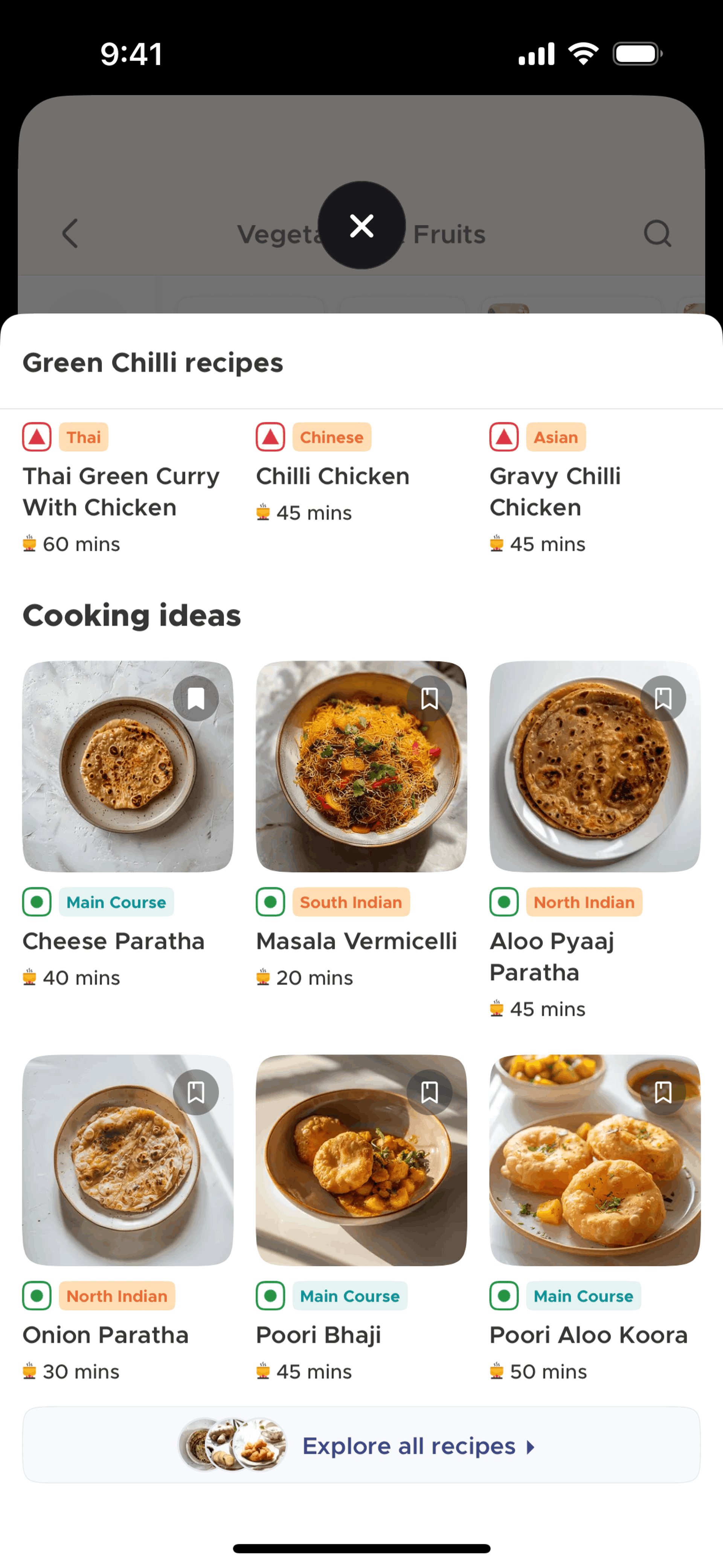 Blinkit iOS Food & Drink interface screenshot 20